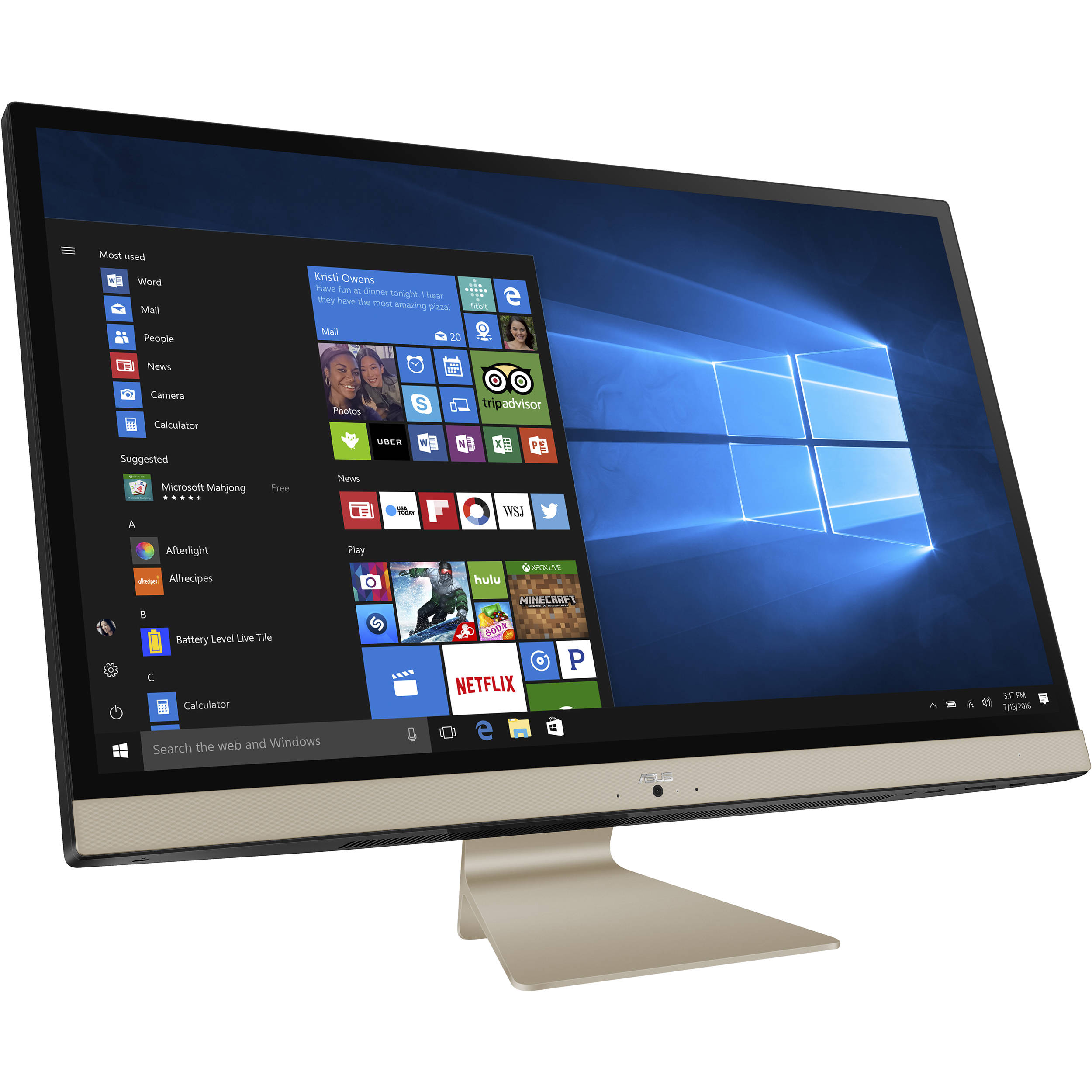 ASUS 27" Vivo AiO V272 Multi-Touch All-In-One V272UA-DS501T B&H