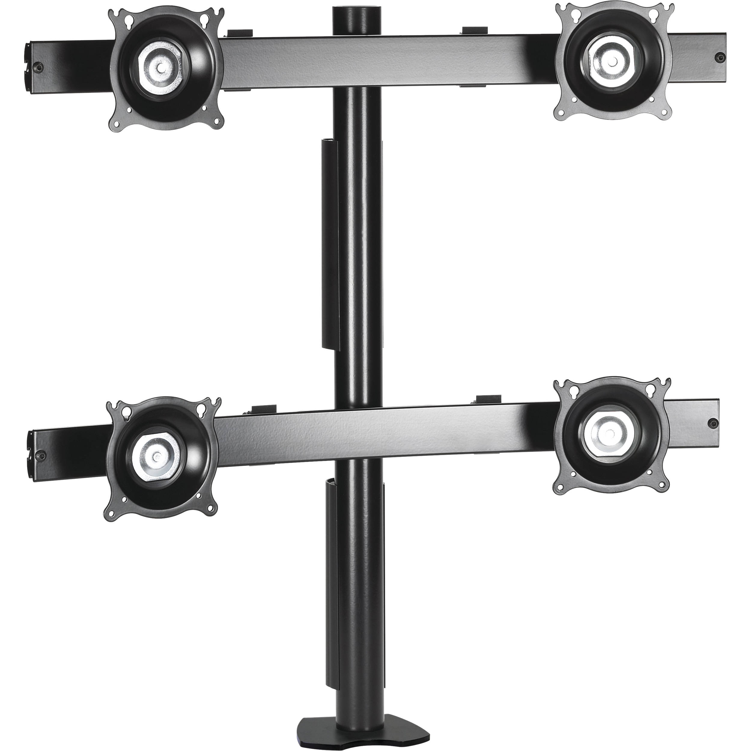 Chief Ktc440 Flat Panel Quad Horizontal Desk Clamp Mount Ktc440b