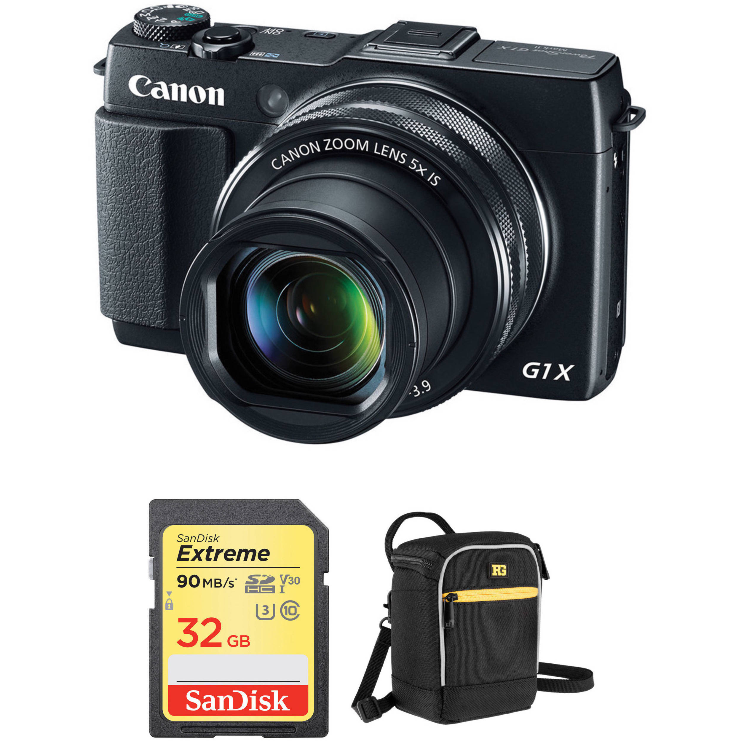 Canon Powershot G1 X Mark Ii Digital Camera With Free Accessory