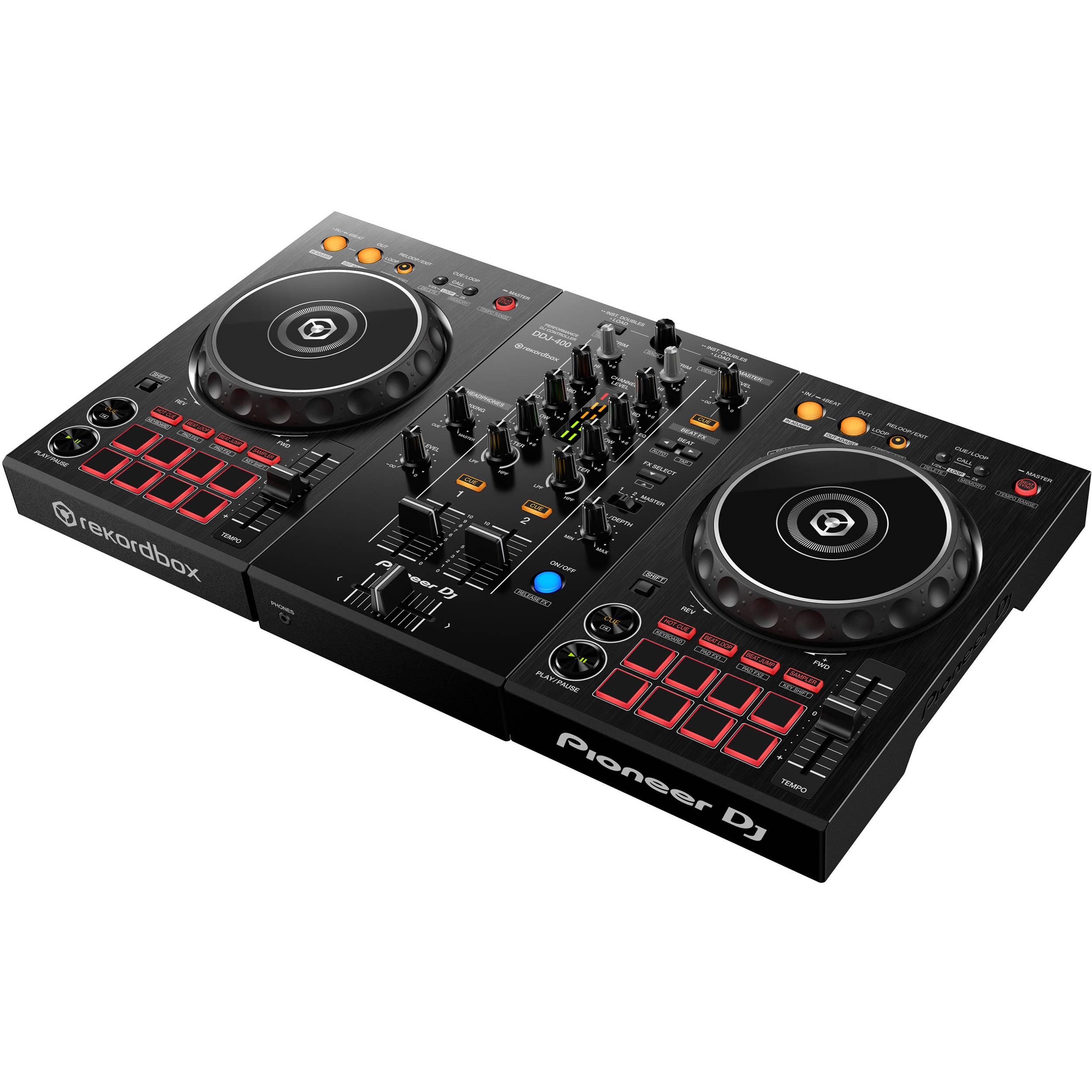 Pioneer Dj Ddj 400 Portable 2 Channel Rekordbox Dj Ddj 400 B H