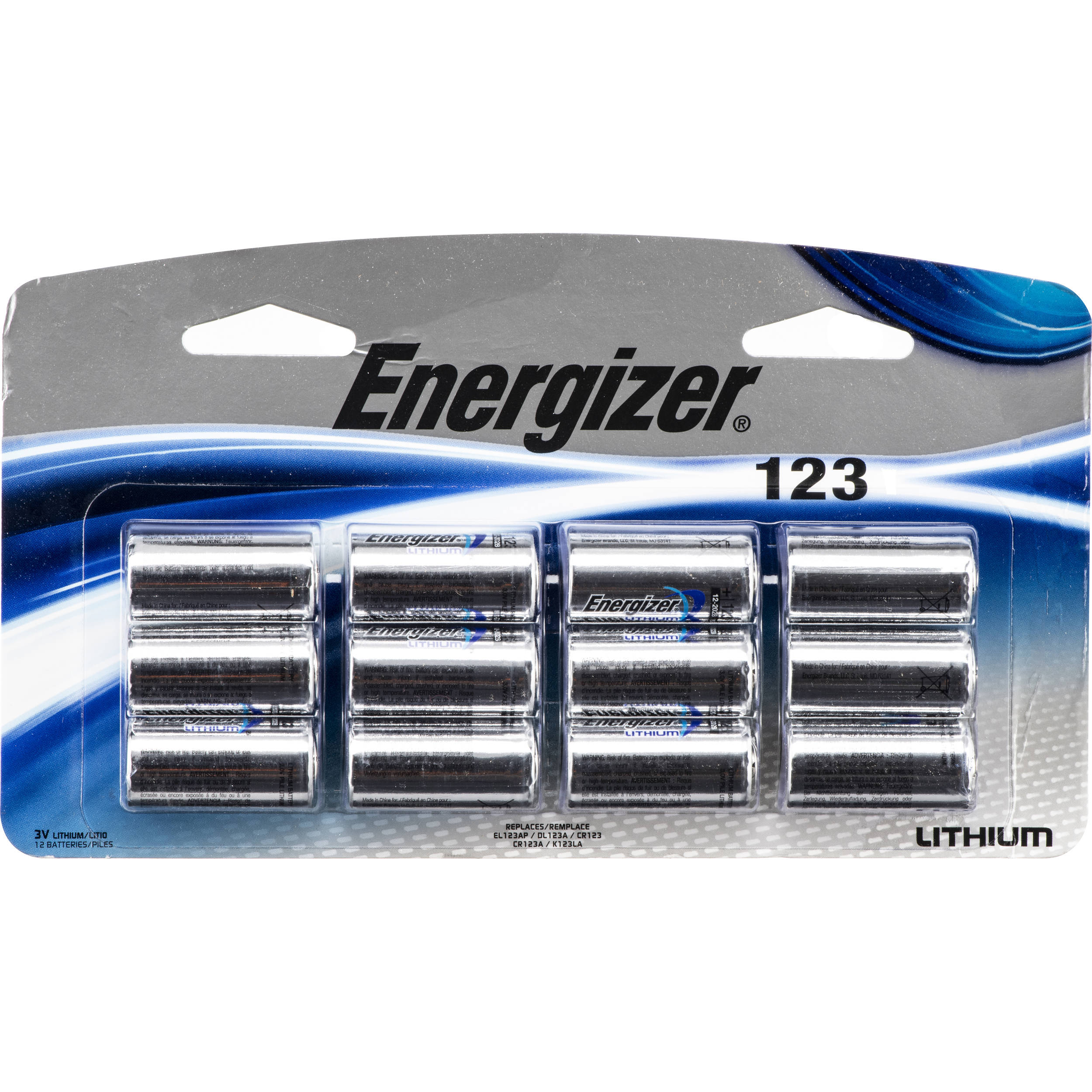 Energizer 123 Lithium Batteries El123apbp 12 B H Photo Video