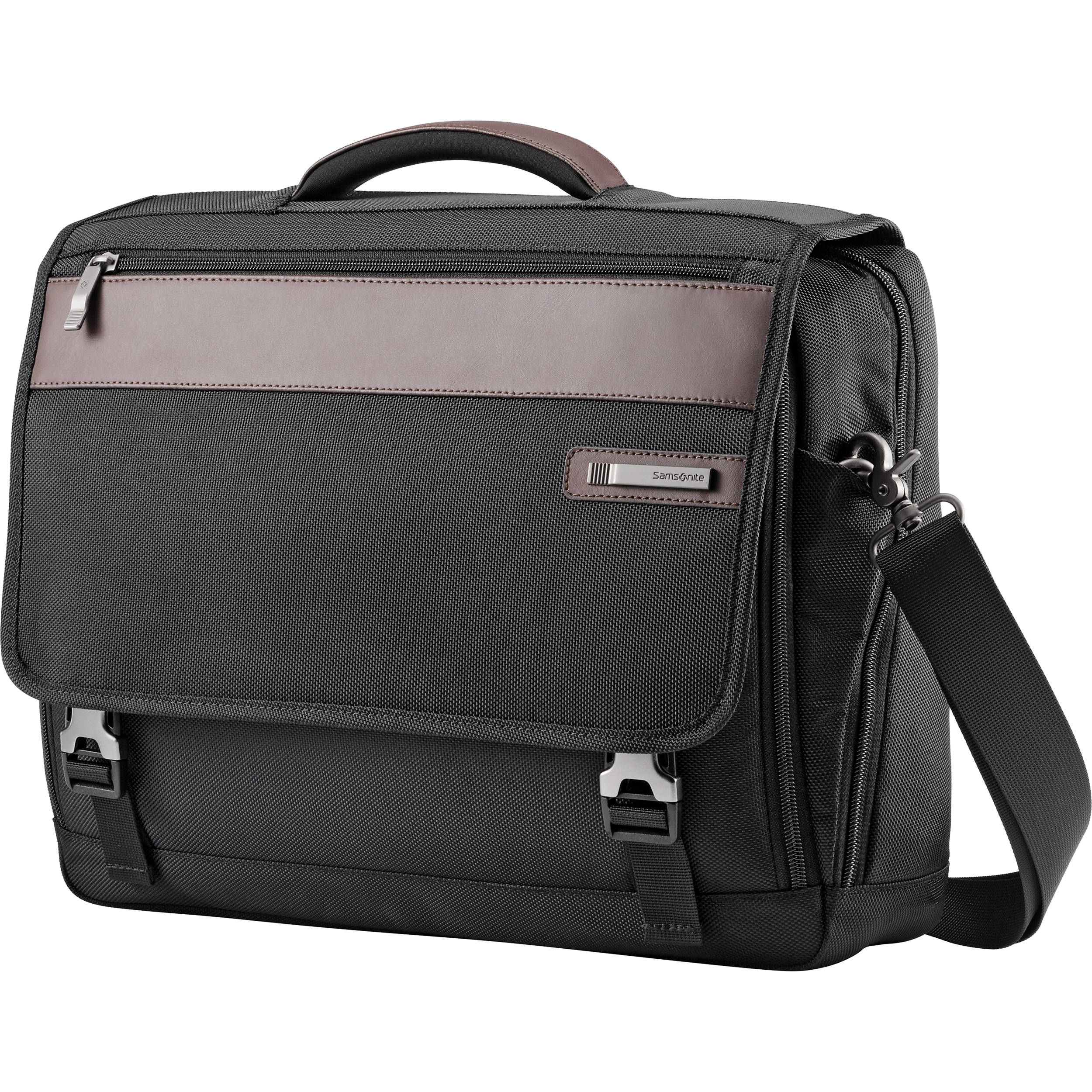 Samsonite Kombi 15.6-inch Large Backpack International Carry-On Black//Brown Model:92310-1051