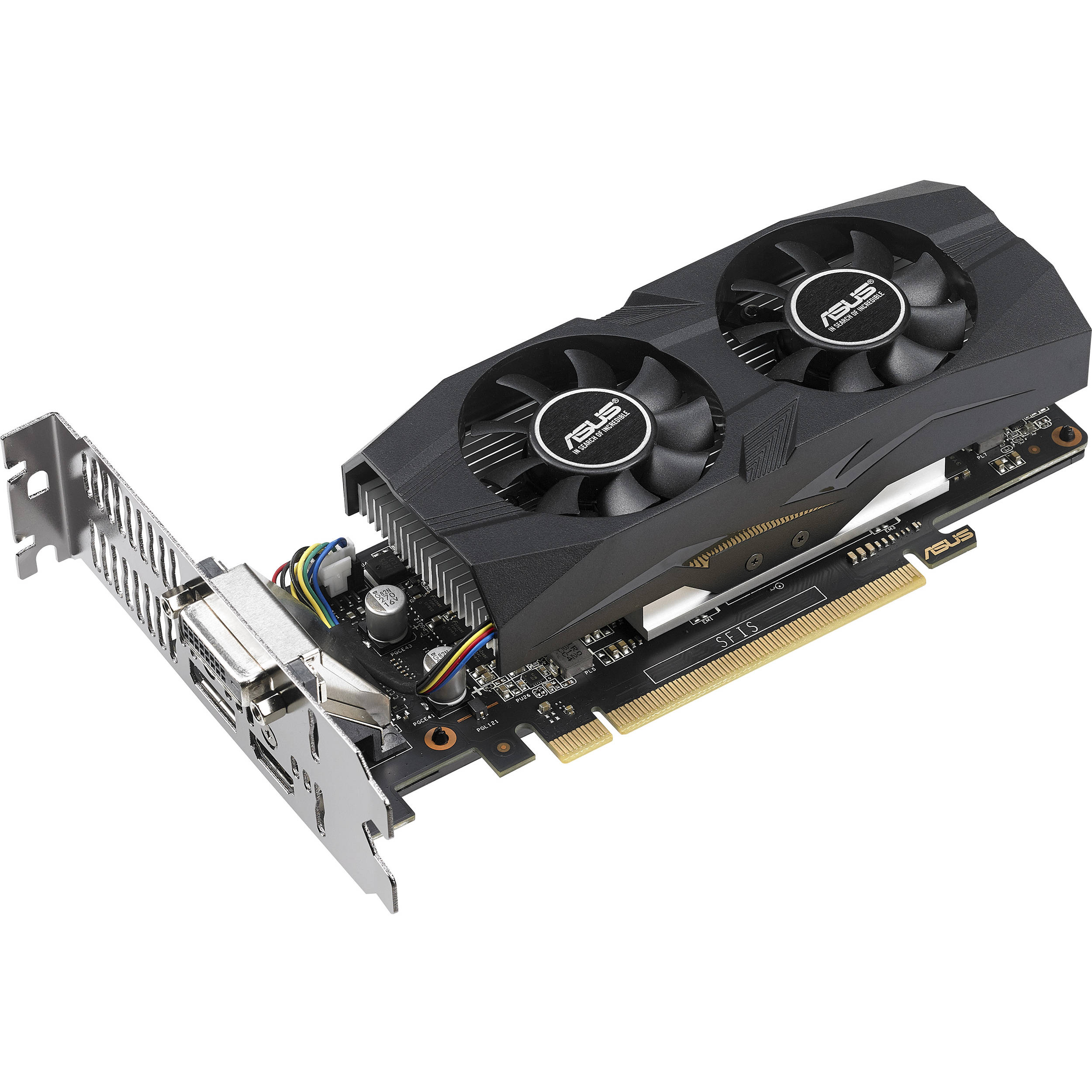 Asus Geforce Gtx 1050 Ti Low Profile Gtx1050ti O4g Lp Brk B H