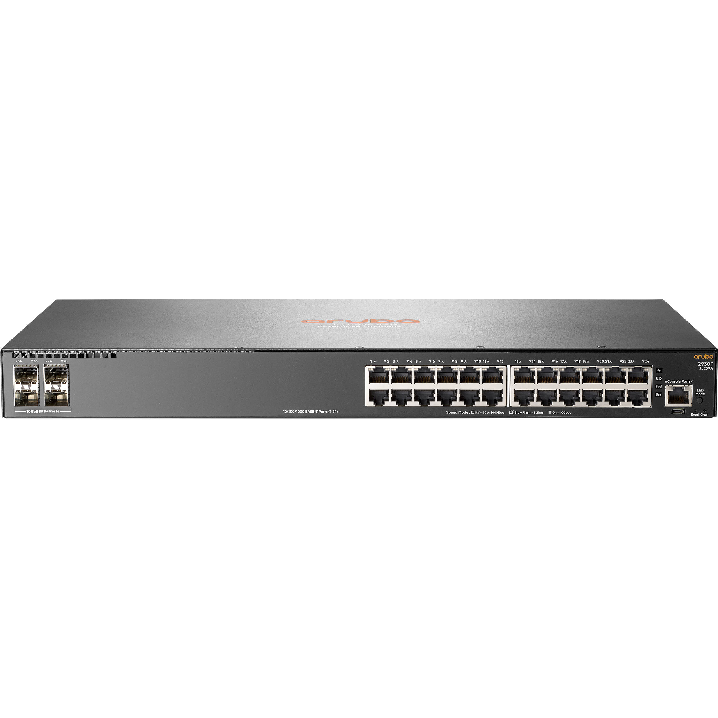 Hp Aruba 2930f 48 Port Gigabit Ethernet Switch Jl254a Aba B H