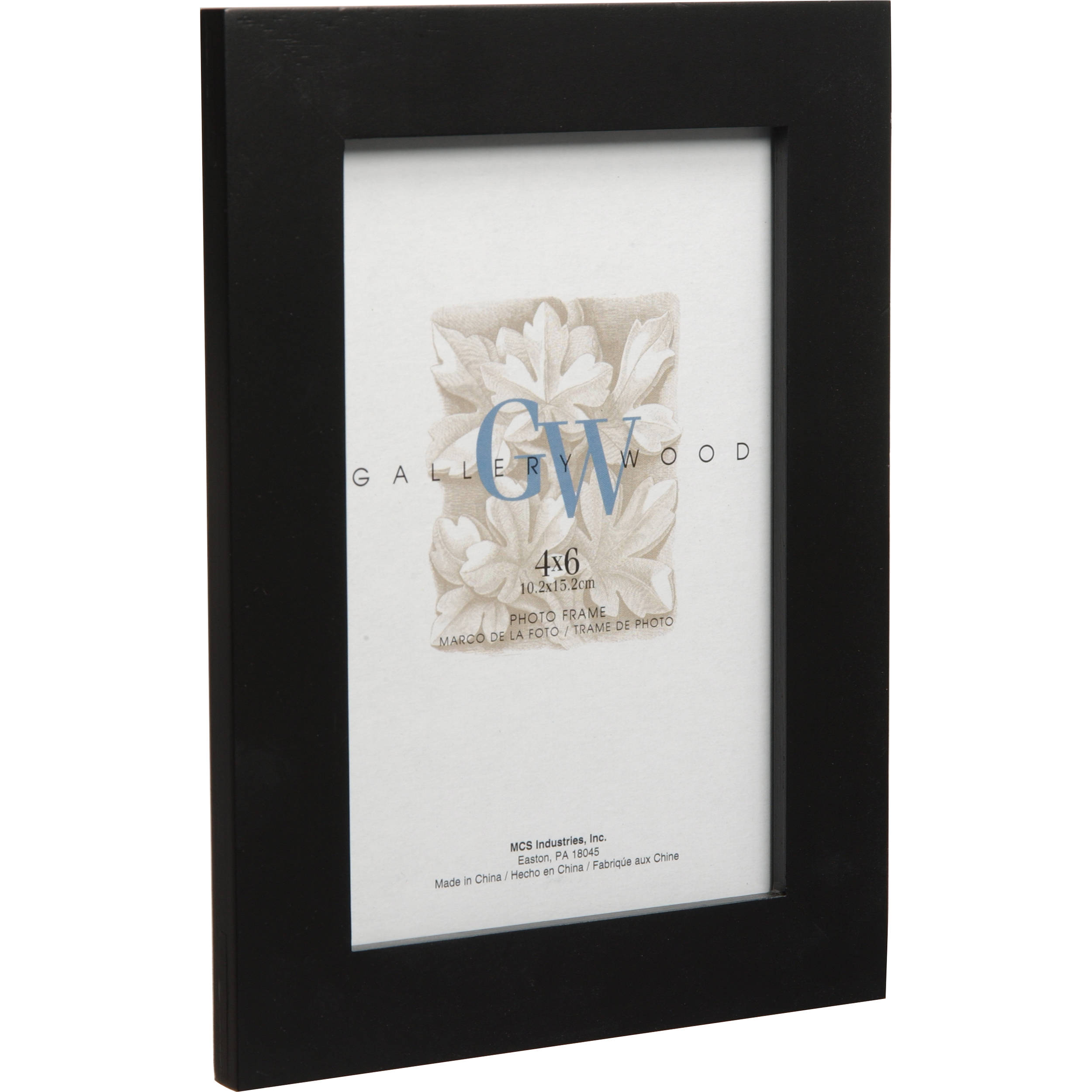 Mcs Flat Top Wood Frame 5 X 7 Black