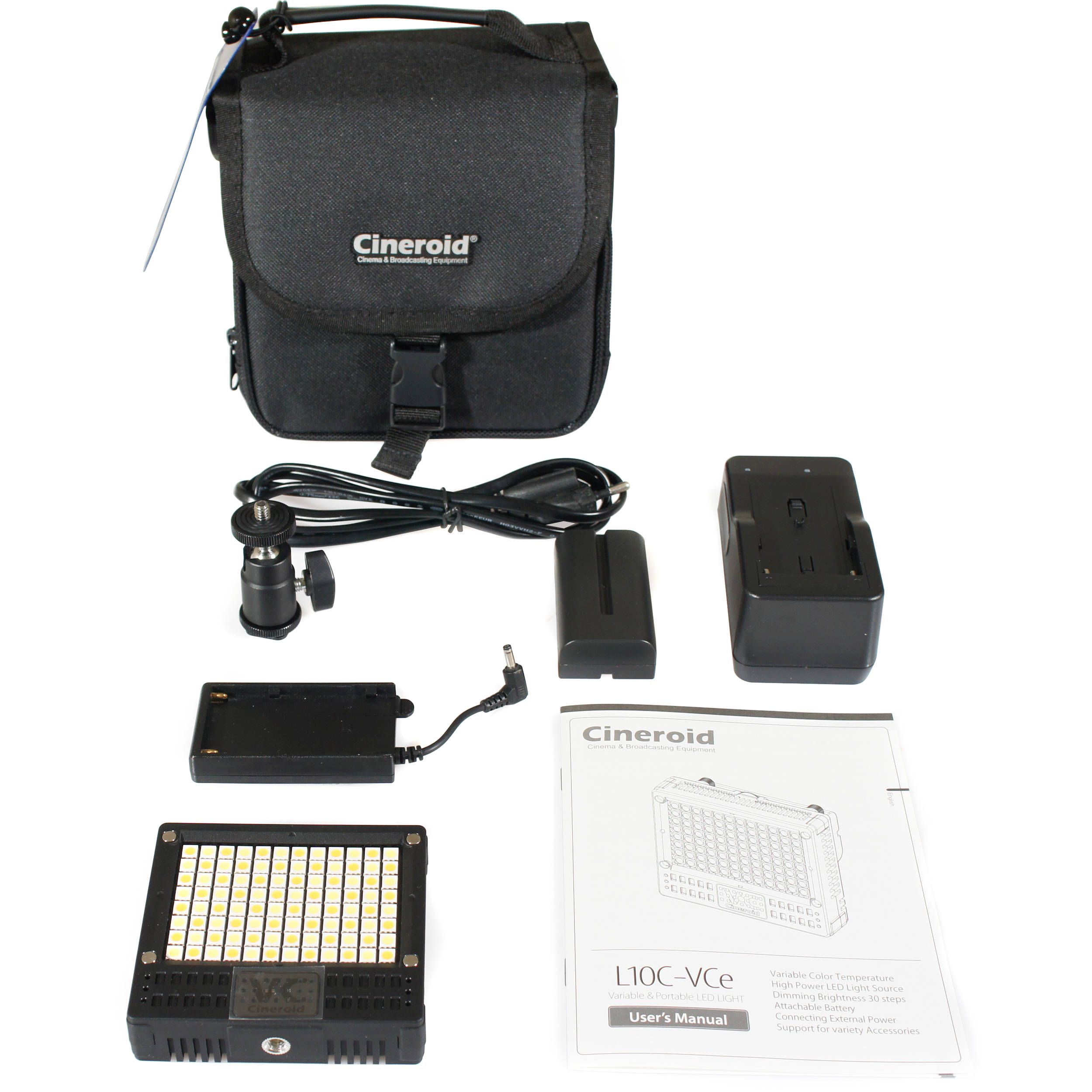 Cineroid Bi-Color LED Licht L10-BC basic