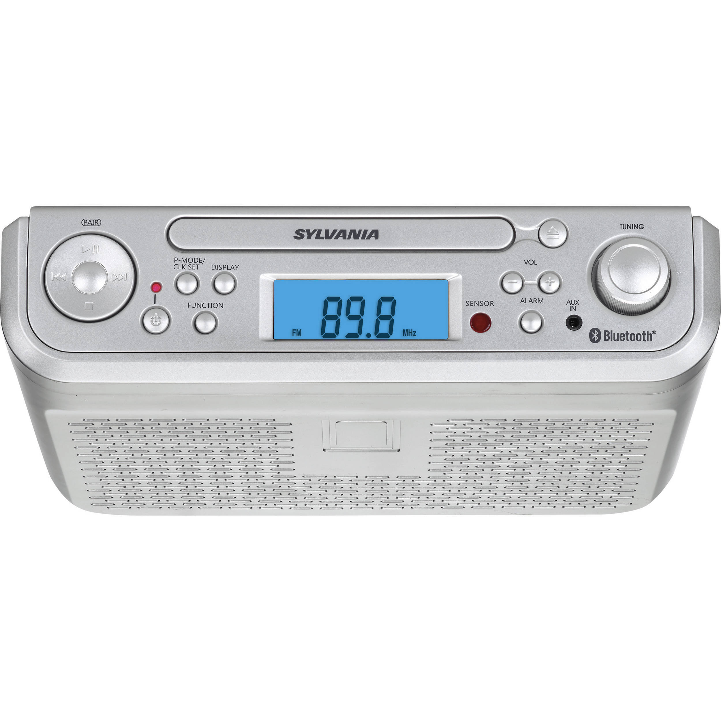 Sylvania Skcr2713 Bluetooth Under Cabinet Cd Clock Radio