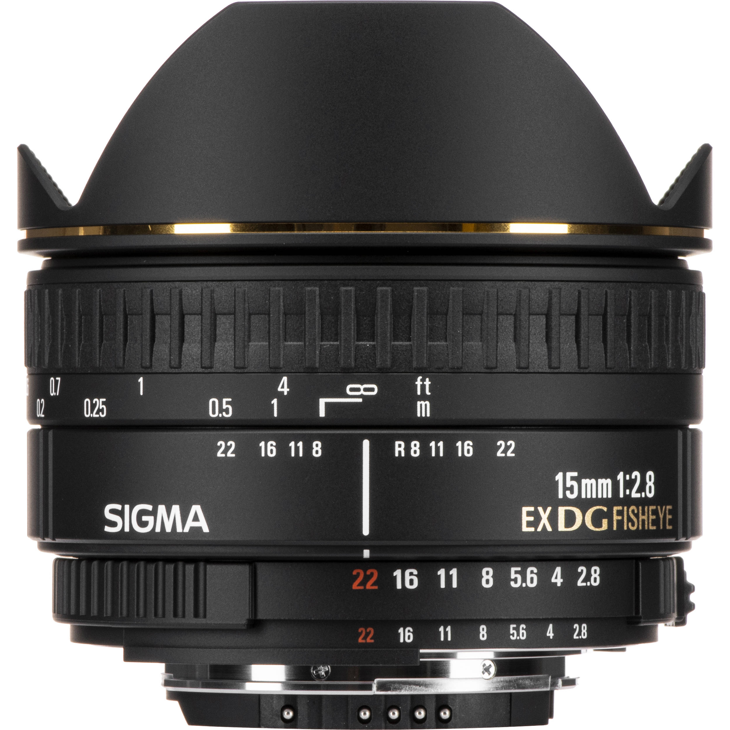 Sigma 15mm F 2 8 Ex Dg Diagonal Fisheye Lens For Canon Ef