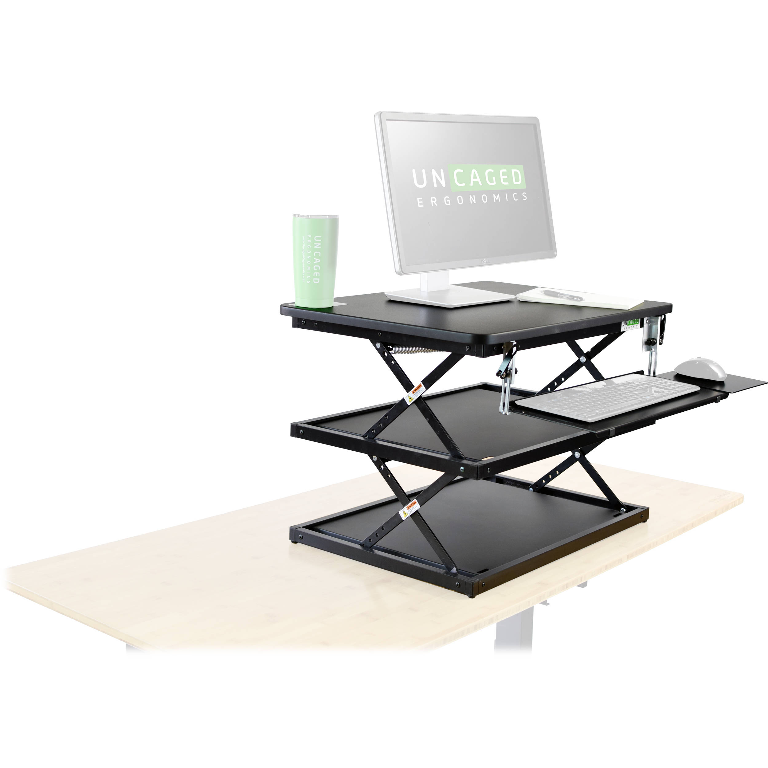 Uncaged Ergonomics Changedesk Tall Stand Up Desk Converter Cdm