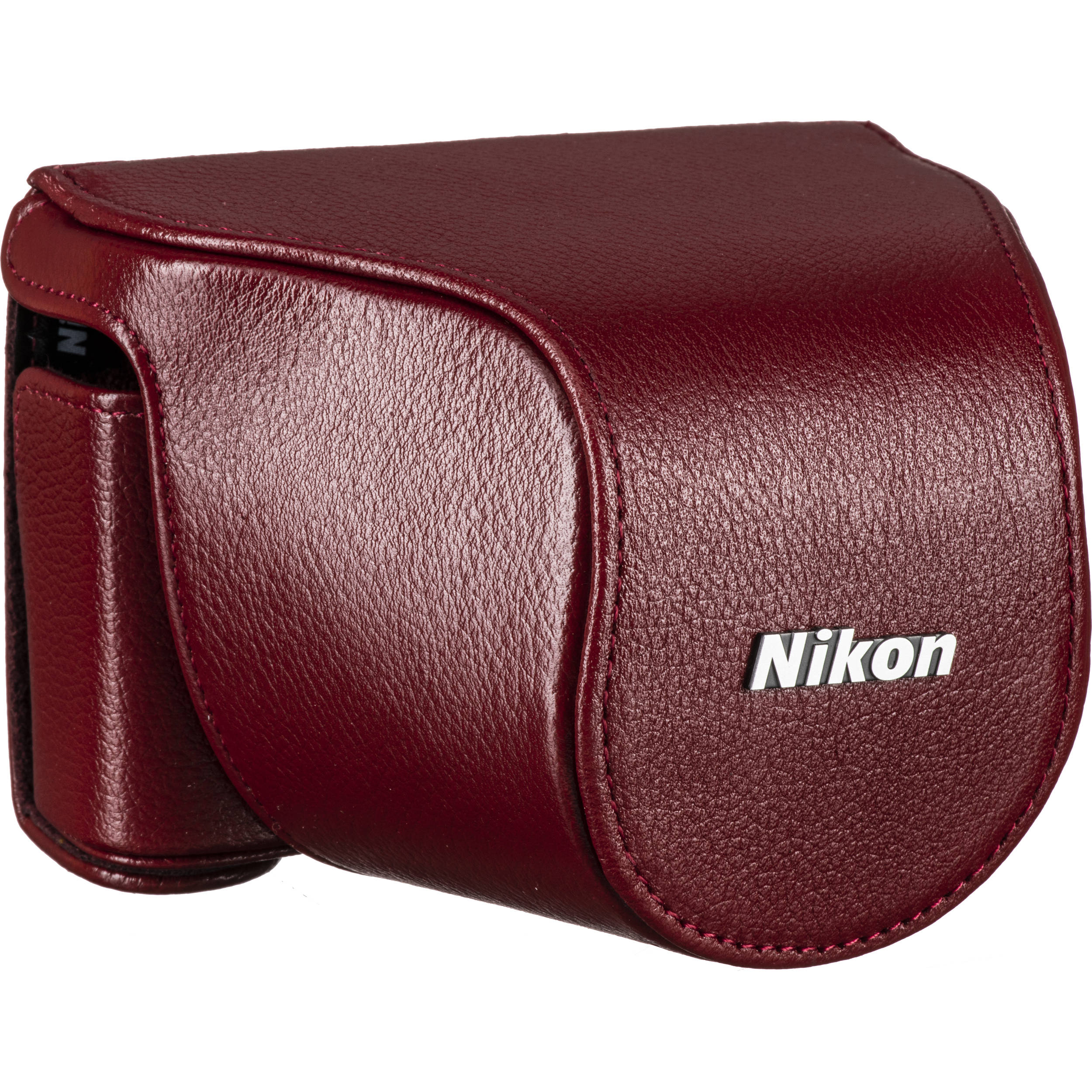 Camera Leather Lens Set Case 1 Nikon 10-30mm (Red) J1 Body with for Nikon