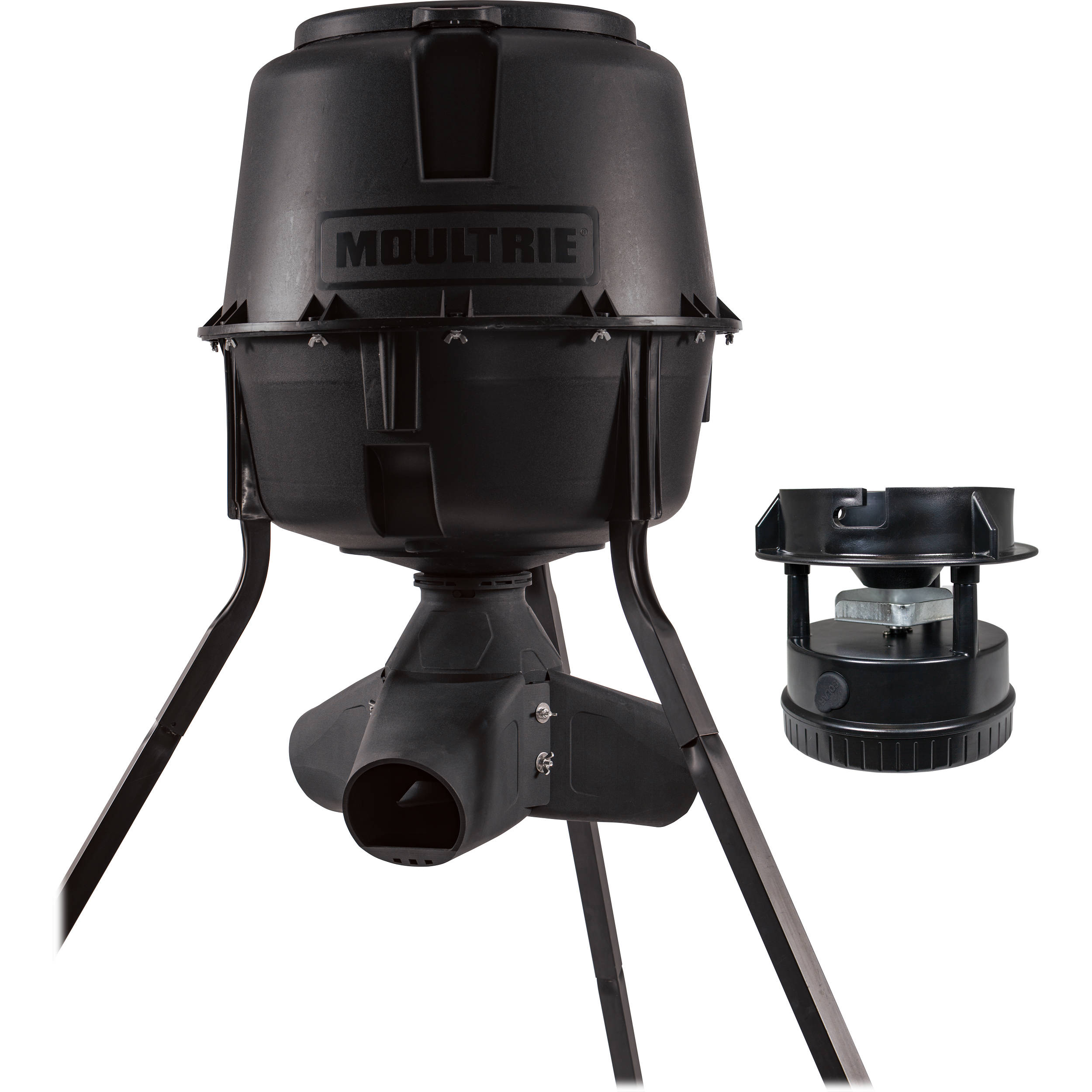 Moultrie Gravity Spin Combo Tripod Deer Feeder Mfg 13340 B H