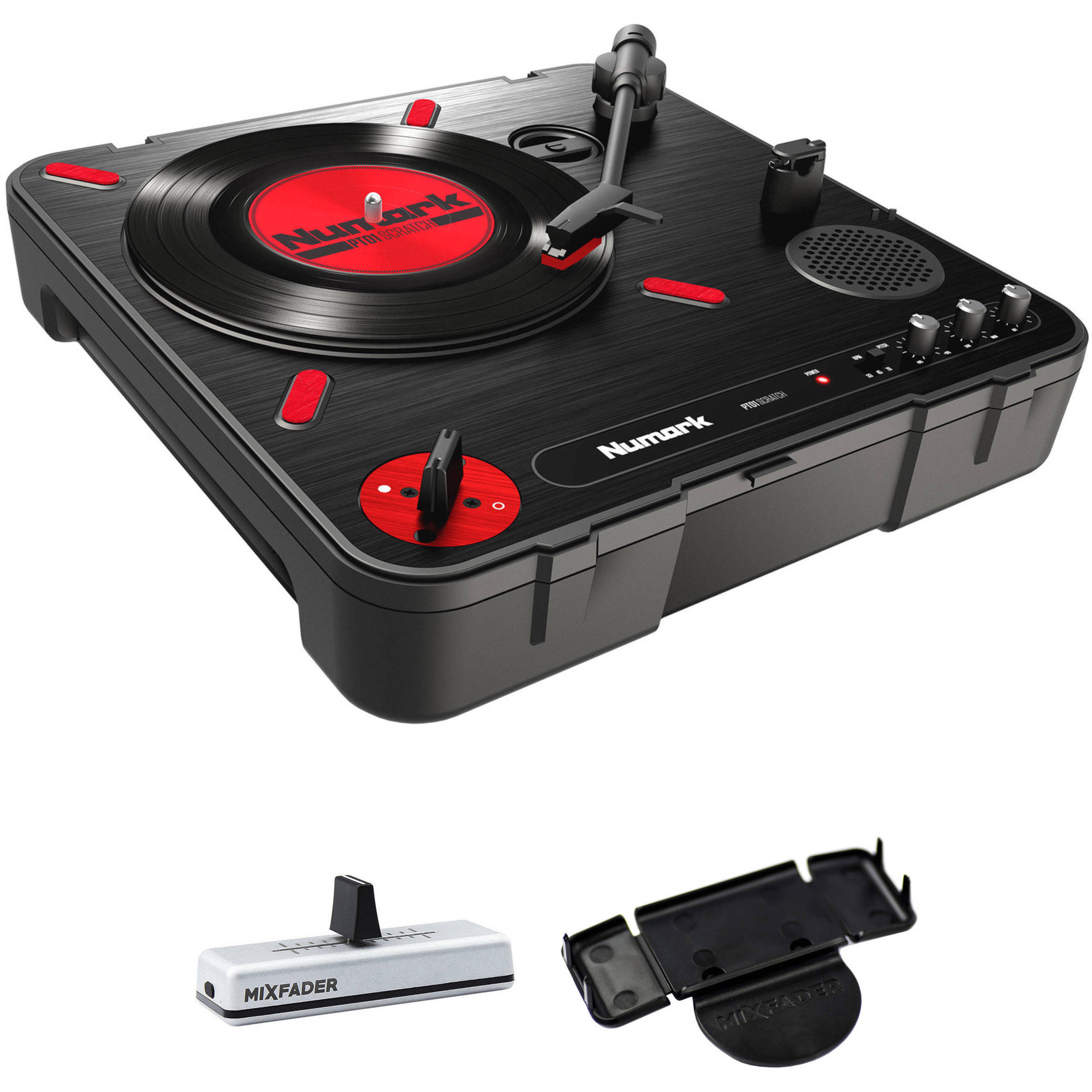 Numark Pt01 Scratch Portable Turntable With Dj Pt01 Scratch