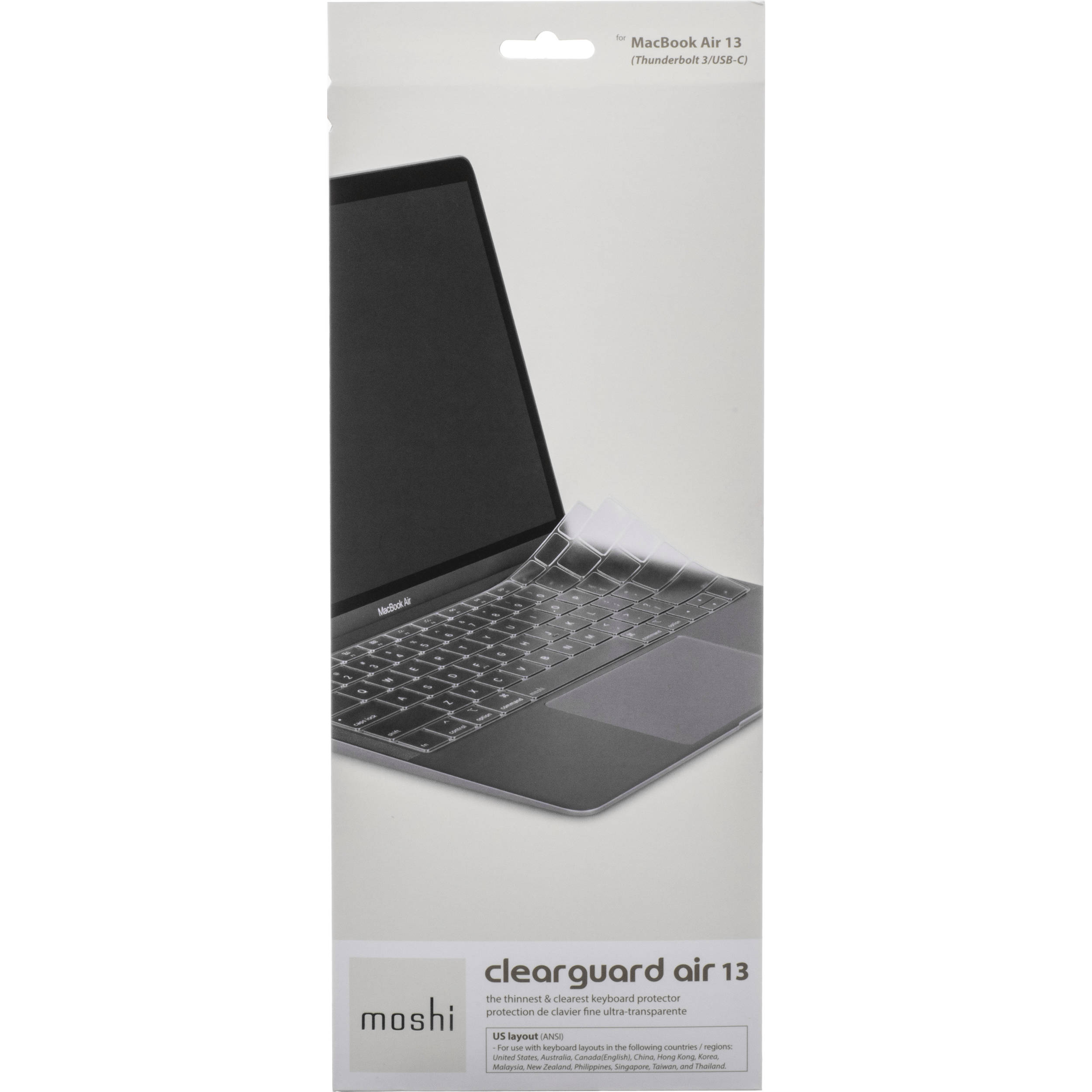 Moshi Clearguard Keyboard Protector For Macbook 99mo B H