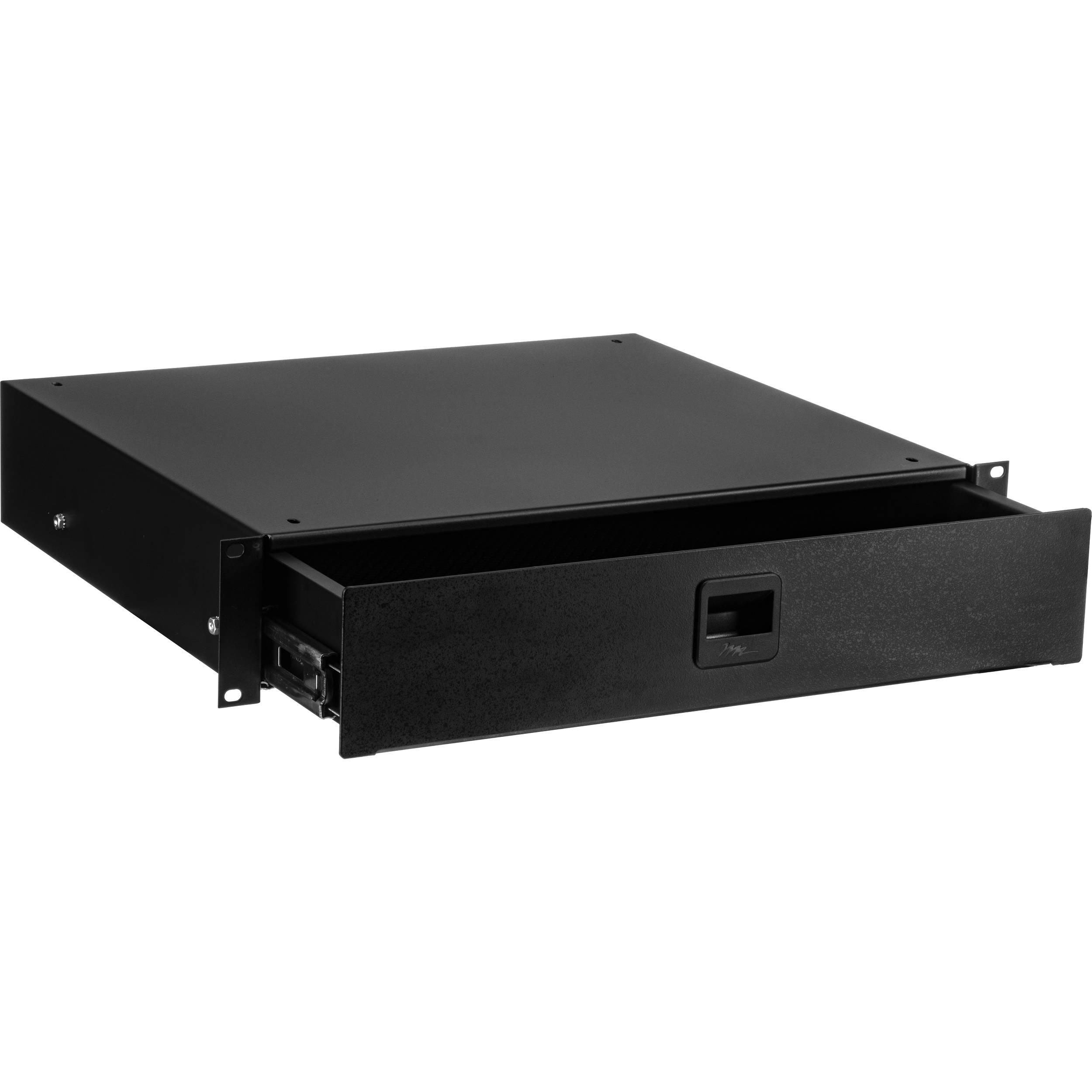 Middle Atlantic 2 Space Rack Drawer Black Textured Td2 B H