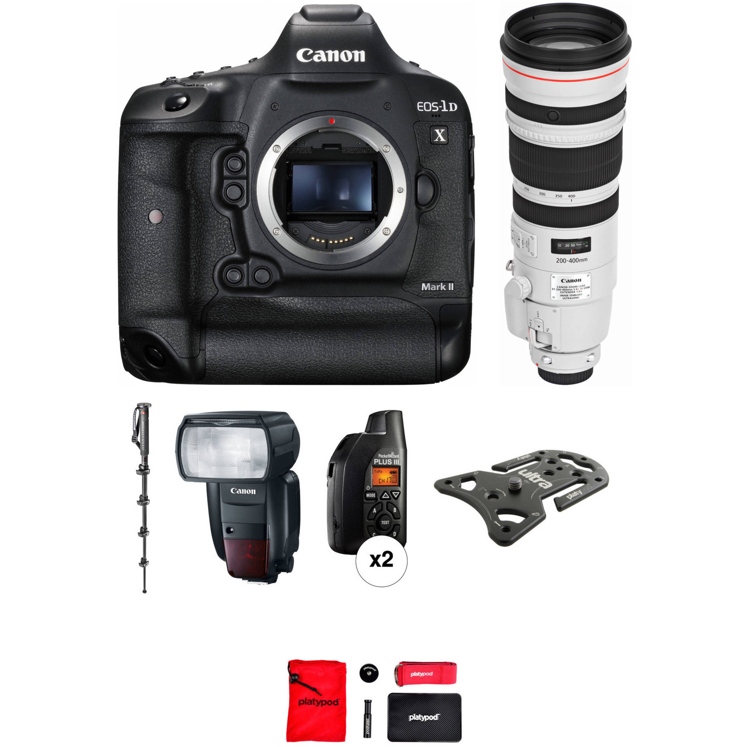 Canon Eos 1d X Mark Ii Dslr Camera With 0 400mm Lens Sports