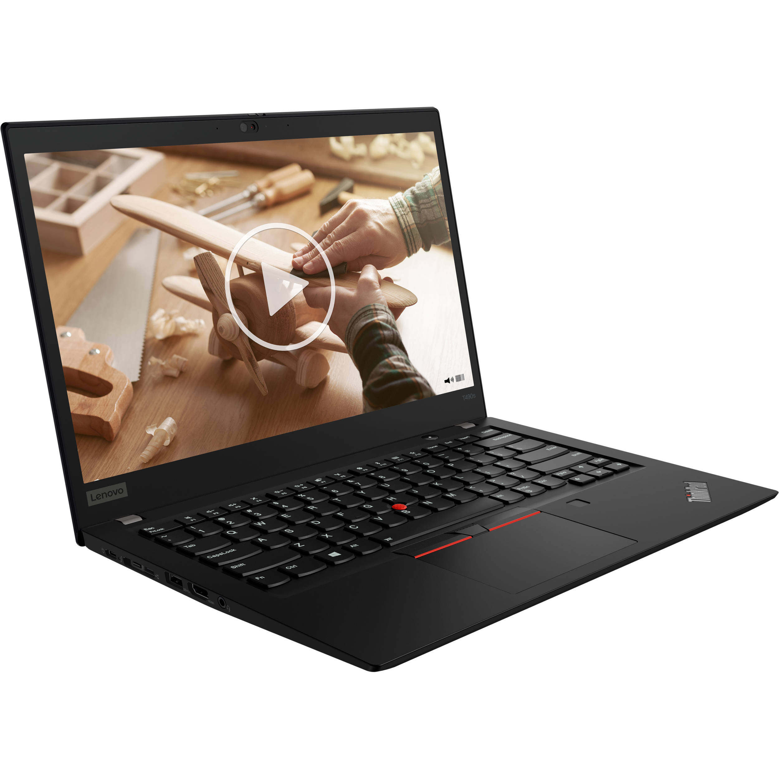 Lenovo 14&quot; ThinkPad T490s Laptop (Black) 20NX001TUS B&amp;H Photo