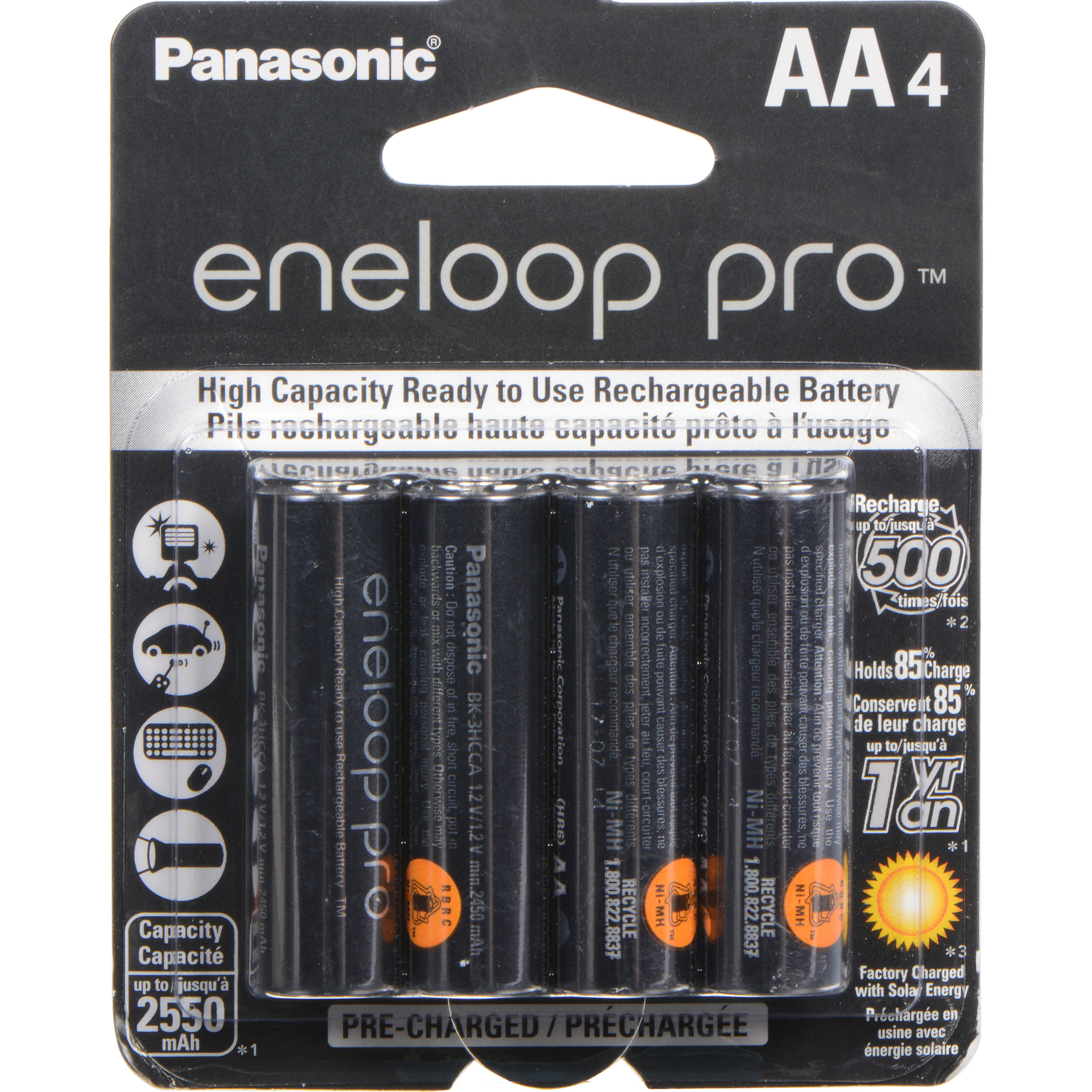 aa rechargeable batteries 12 pack
