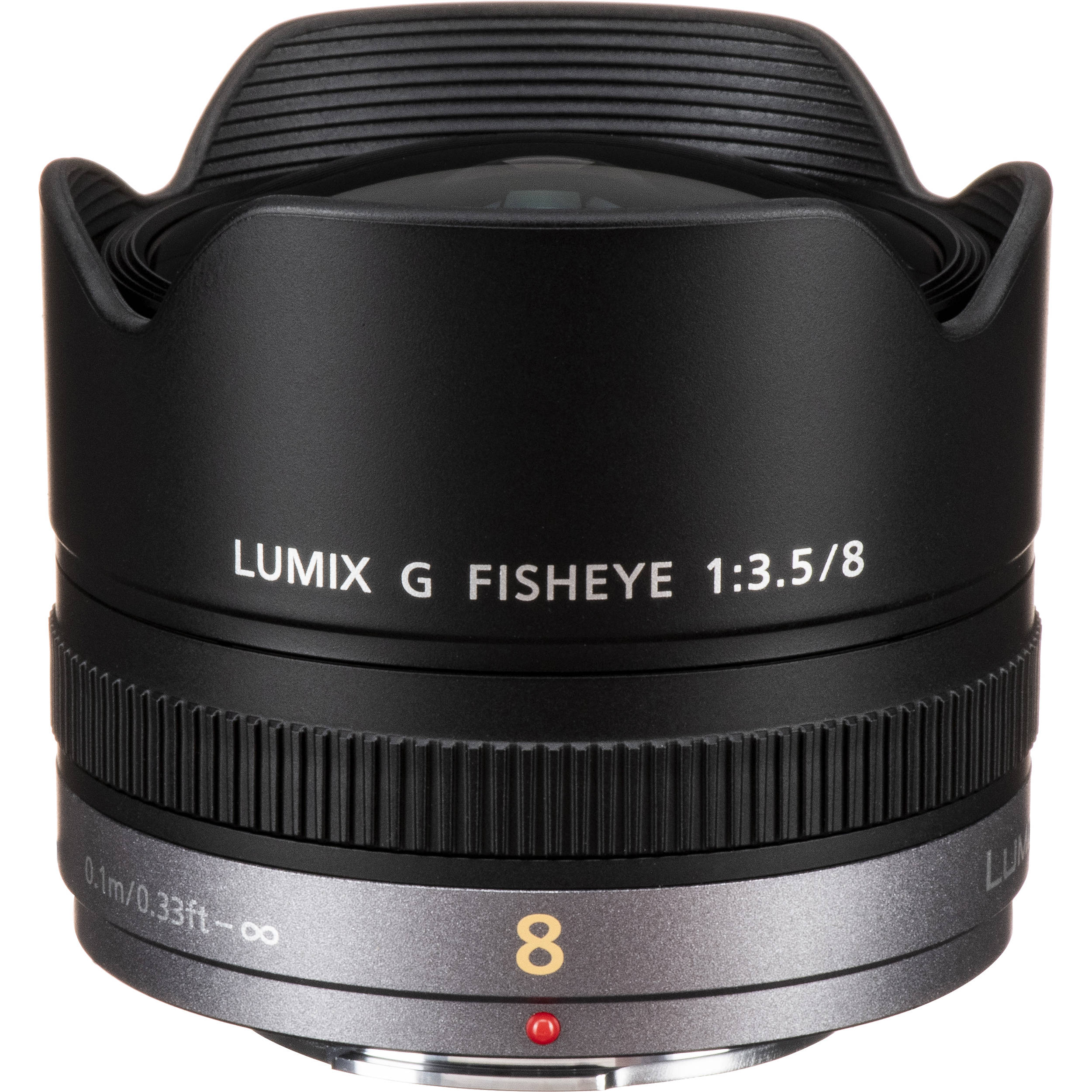 Panasonic Lumix G Fisheye 8mm F 3 5 Lens H F008 B H Photo Video