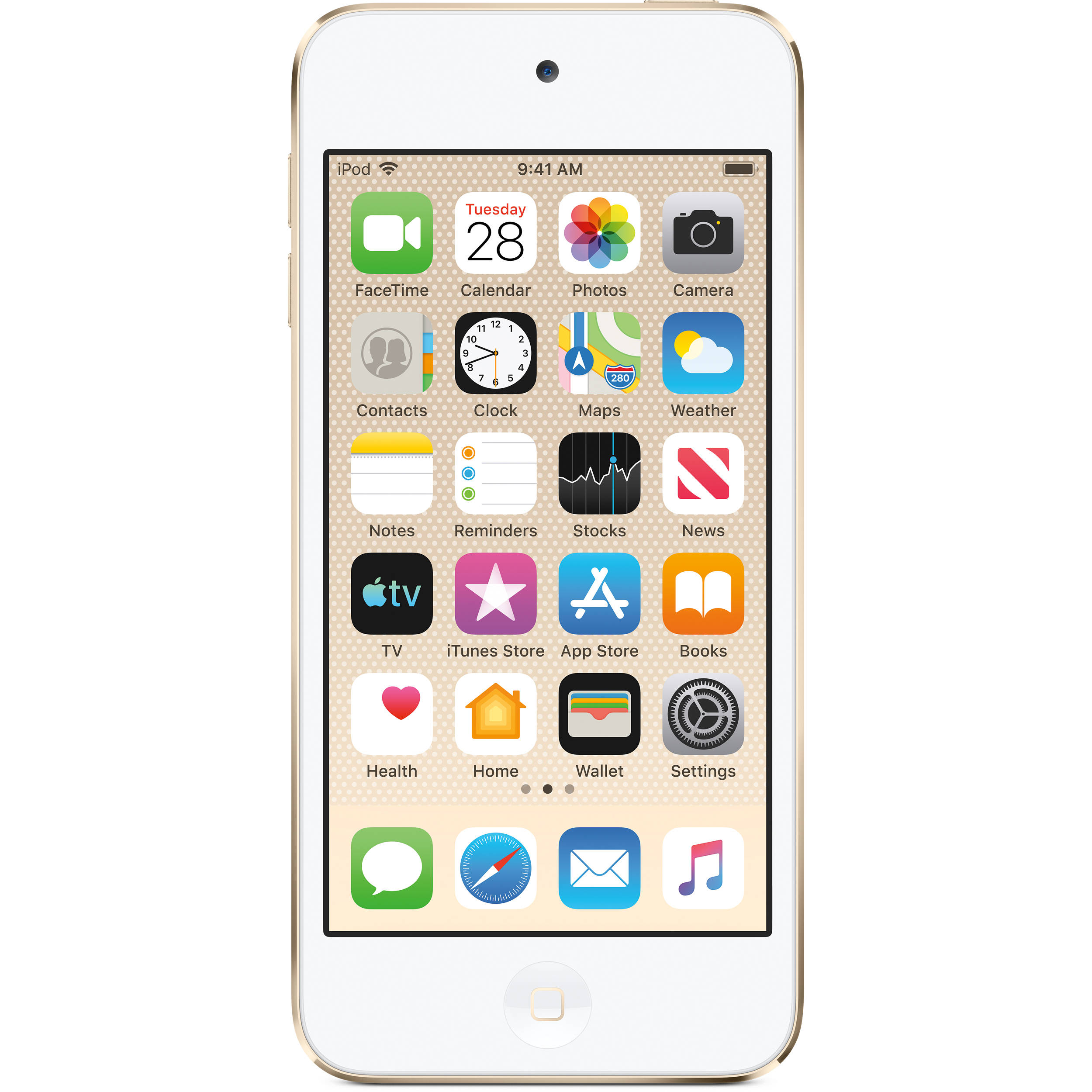 Apple 256gb Ipod Touch 7th Generation Gold Mvj92ll A B H