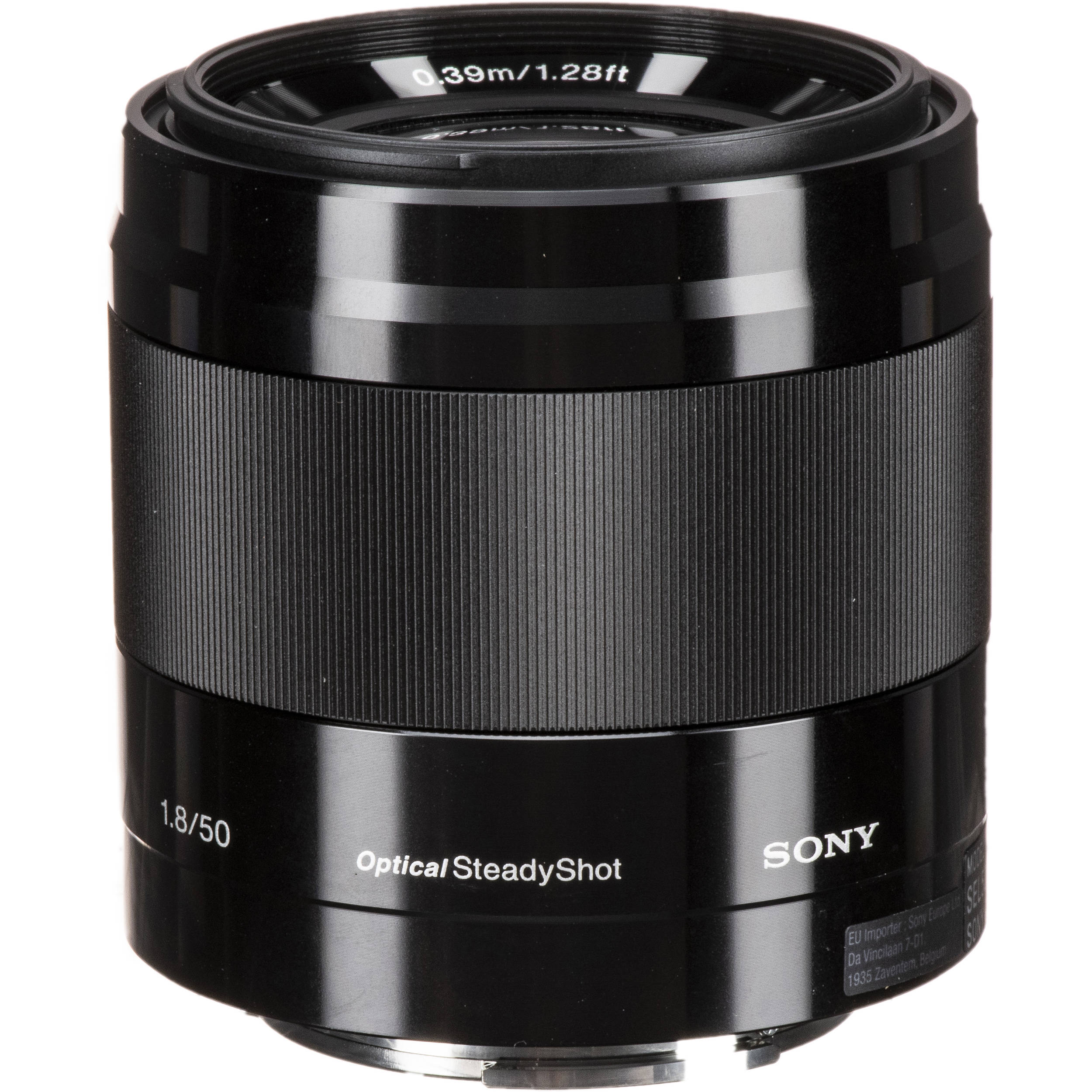 Sony E 50mm F 1 8 Oss Lens Black Sel50f18 B B H Photo Video