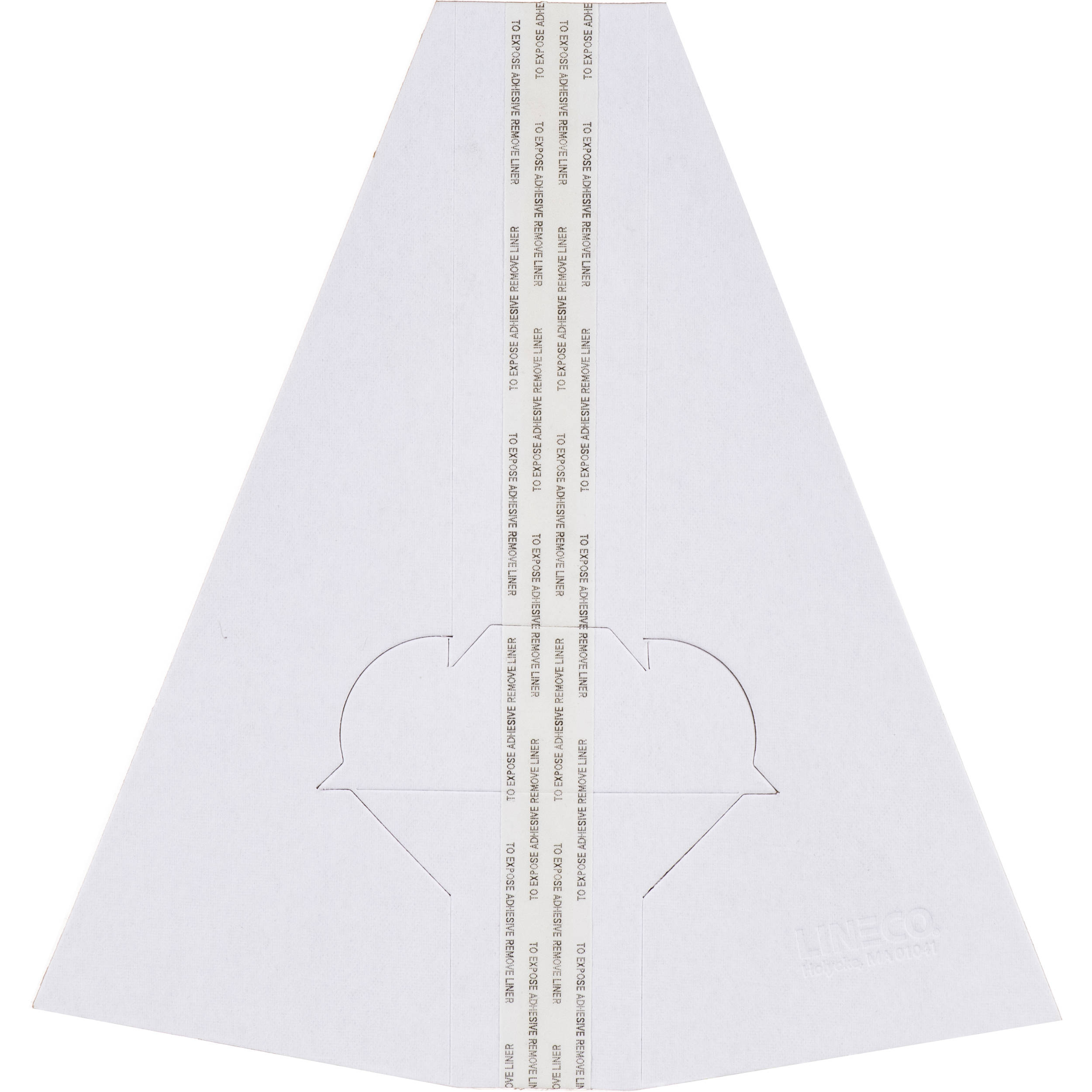 Package of 5 12 inches 328-3012 Lineco Self-Stick Easel Back White