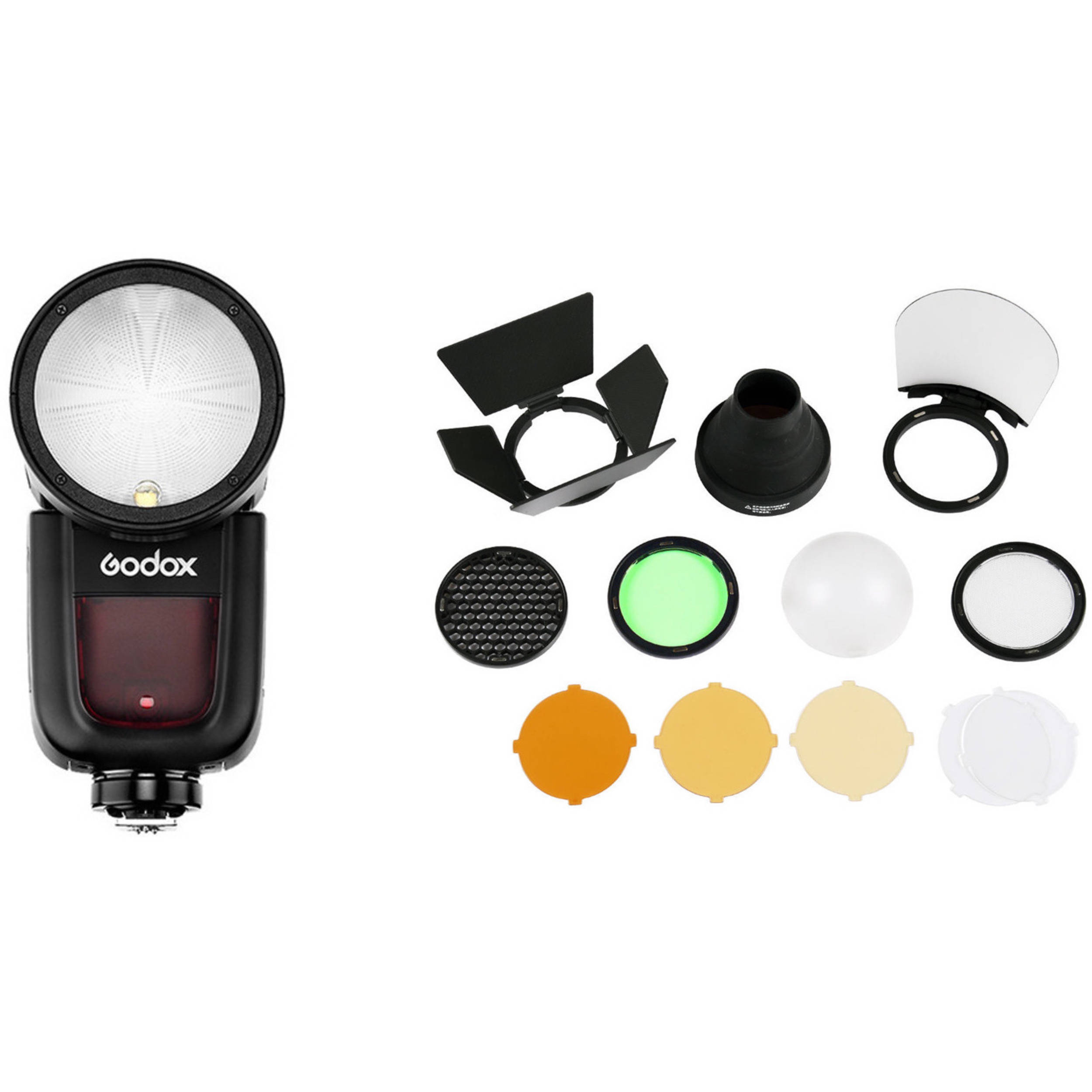 Godox V1 Flash With Accessories Kit For Nikon B H Photo Video