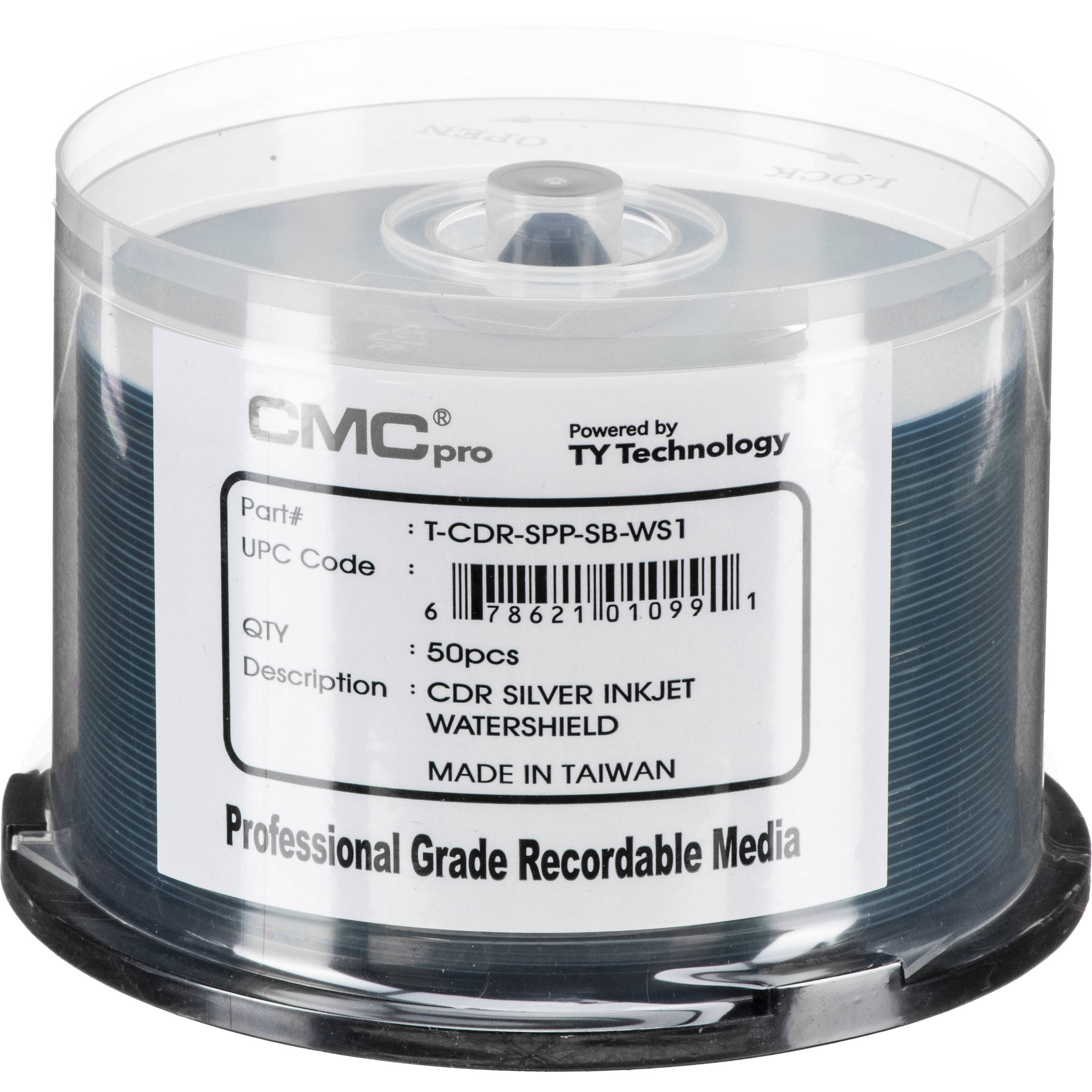 CMC Qualified 700MB CD-R WaterShield Silver Printable 48x Discs (Pack of 50) graphic relating to Cd R Printable titled CMC Skilled 700MB CD-R WaterShield Silver Printable 48x Discs (Pack of 50)