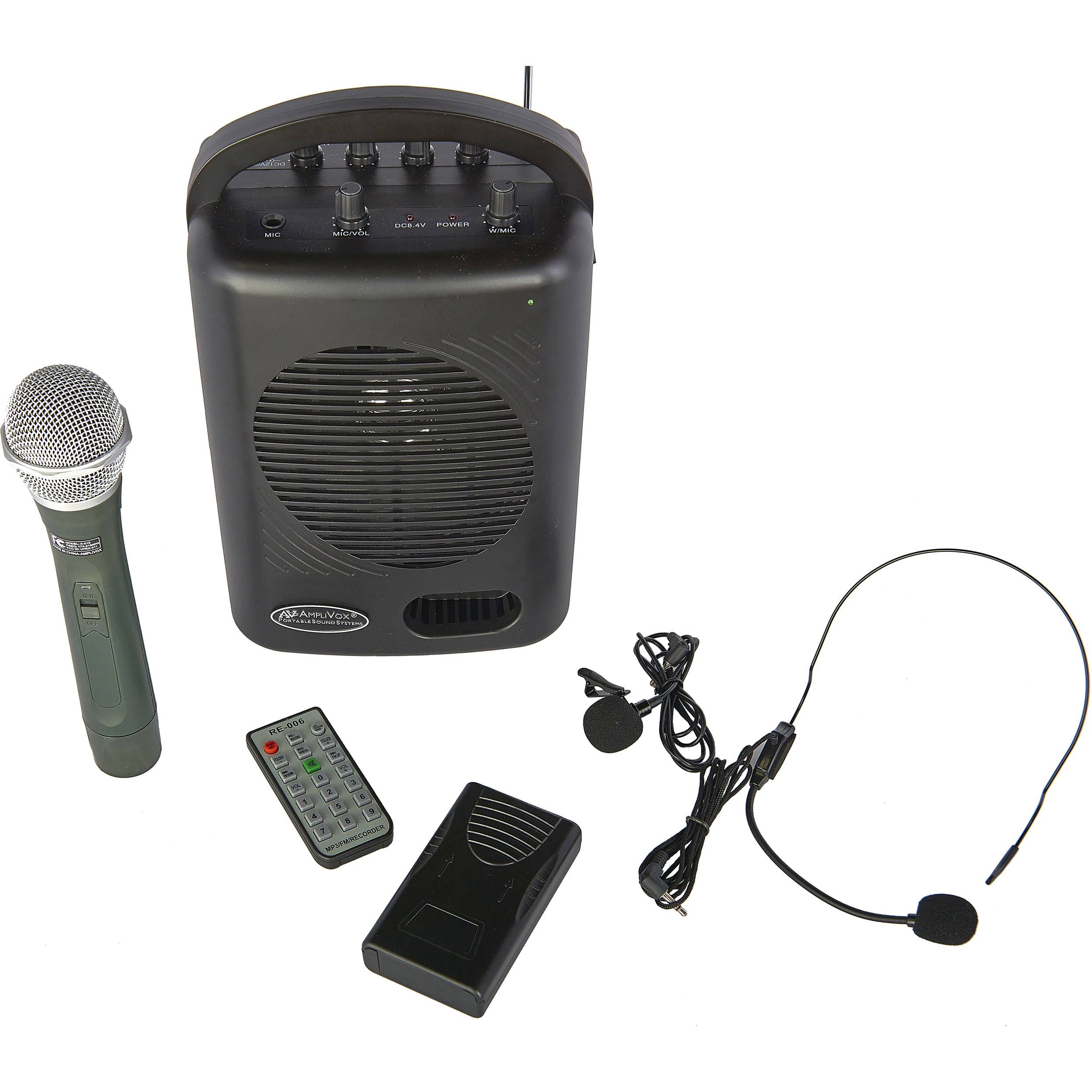 amplivox portable sound system bluetooth