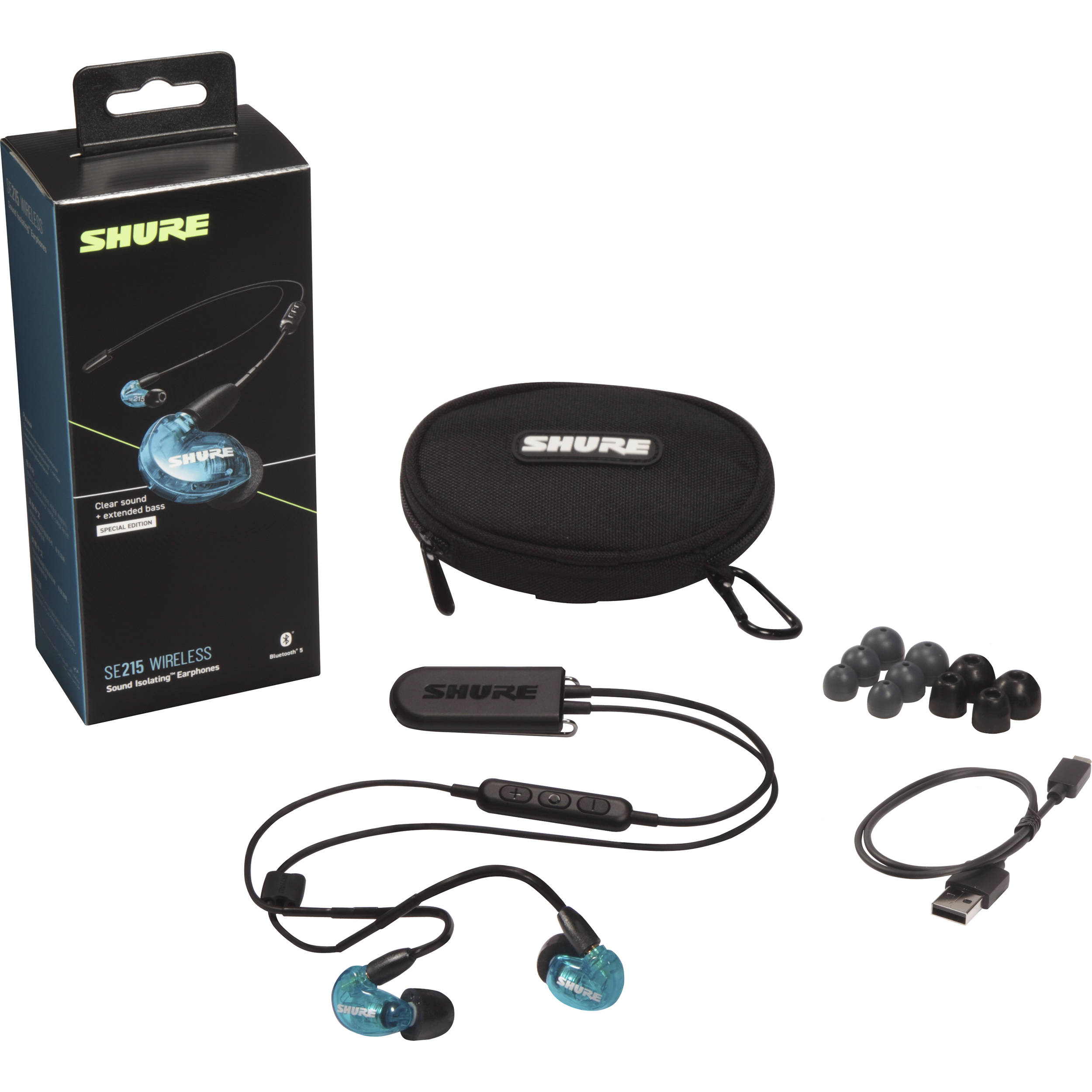 Shure Se215spe Wireless Special Editi Se215spe B Bt2 B H Photo