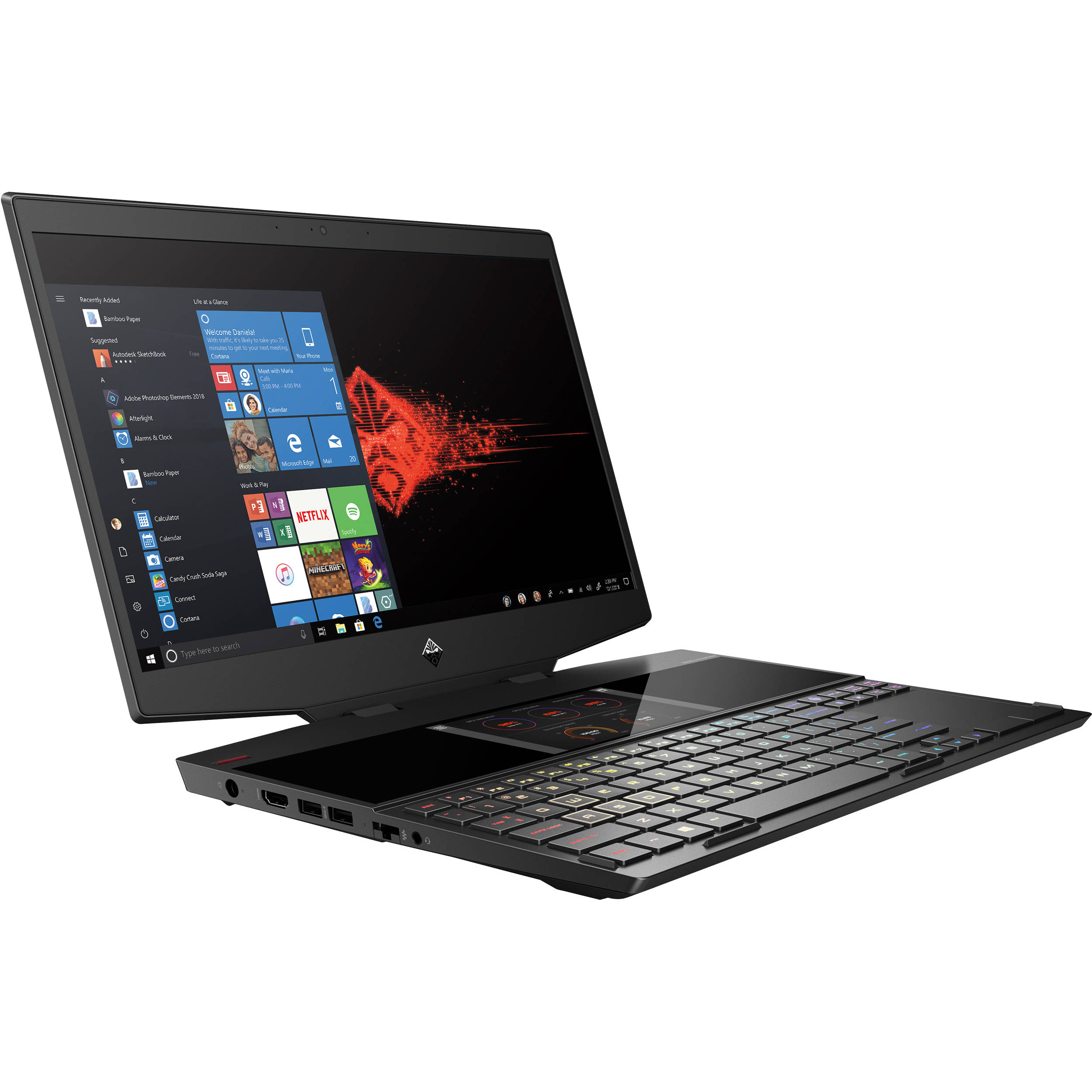 Hp 15 6 Omen X 2s Gaming Laptop 6uaua Aba B H Photo