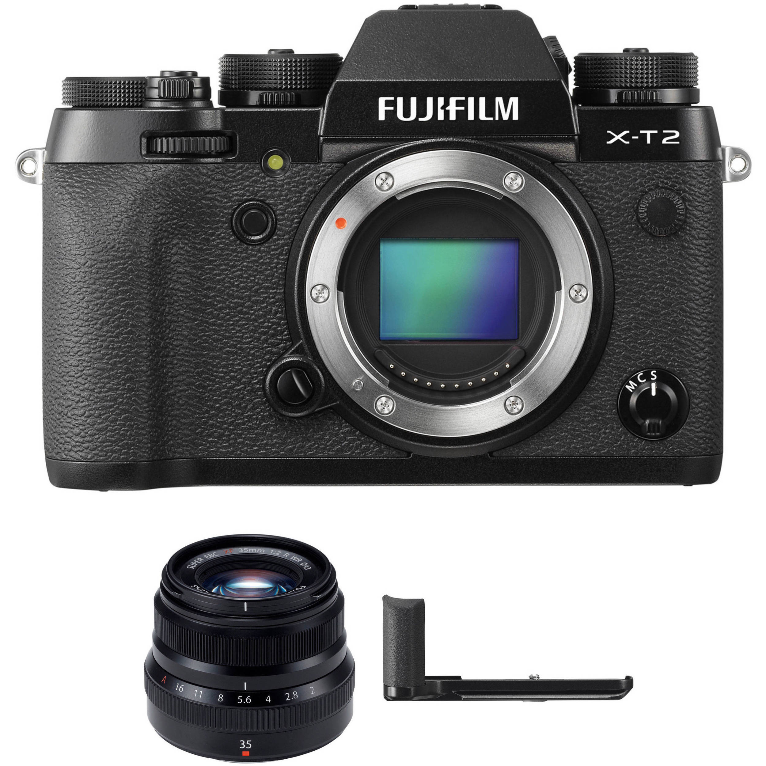 Fujifilm X T2 Mirrorless Digital Camera With 35mm F 2 Lens And