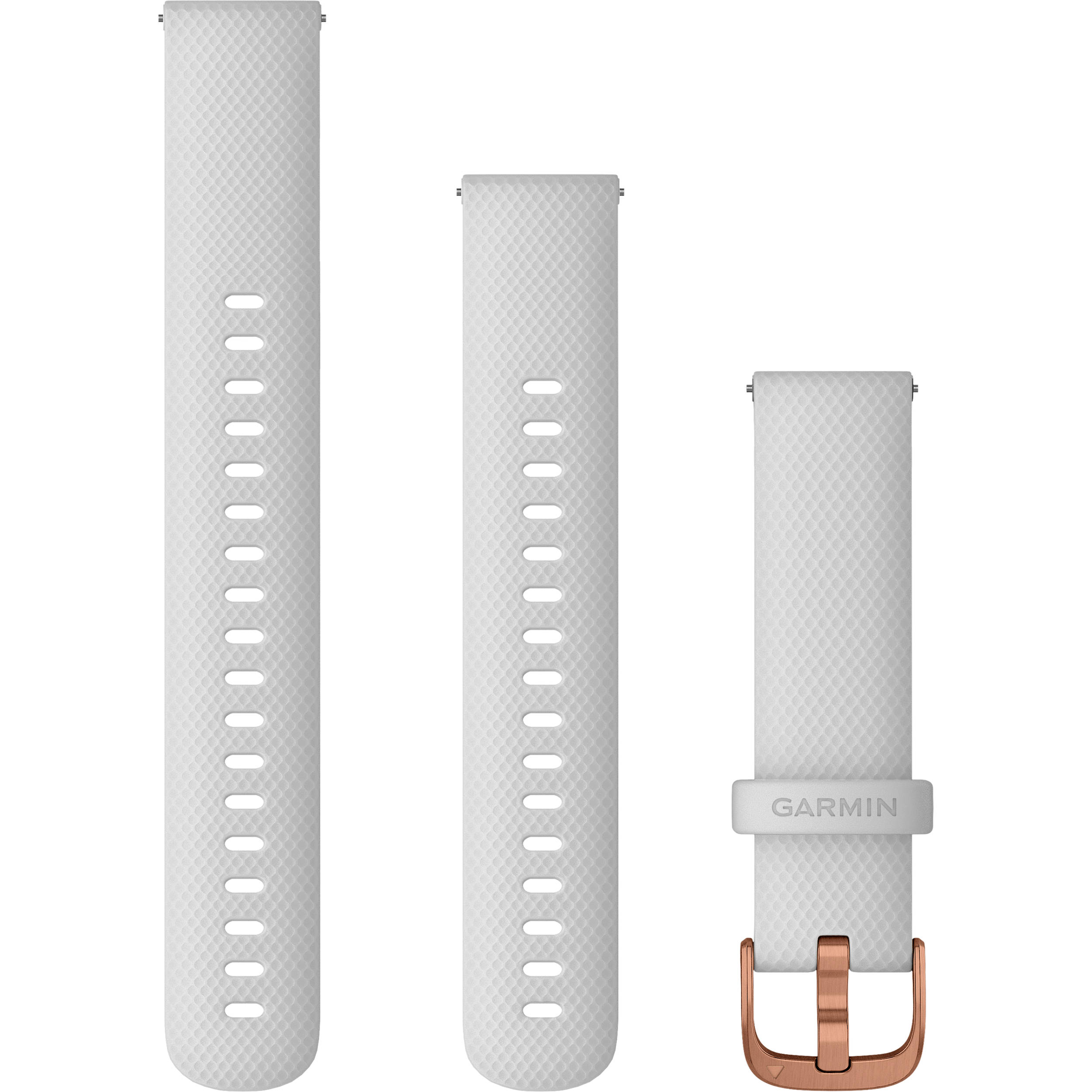 garmin white and rose gold