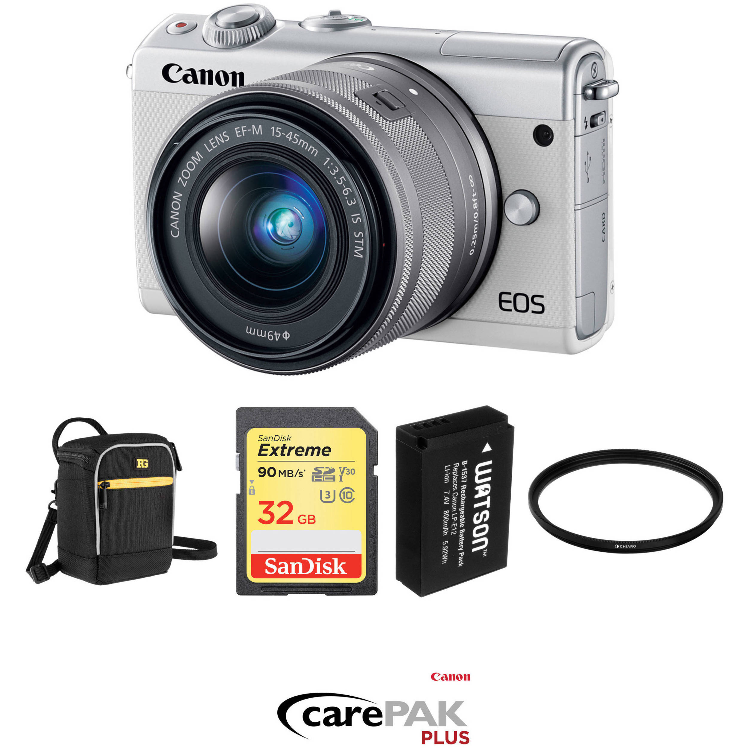 Canon Eos M100 Mirrorless Digital Camera With 15 45mm Lens