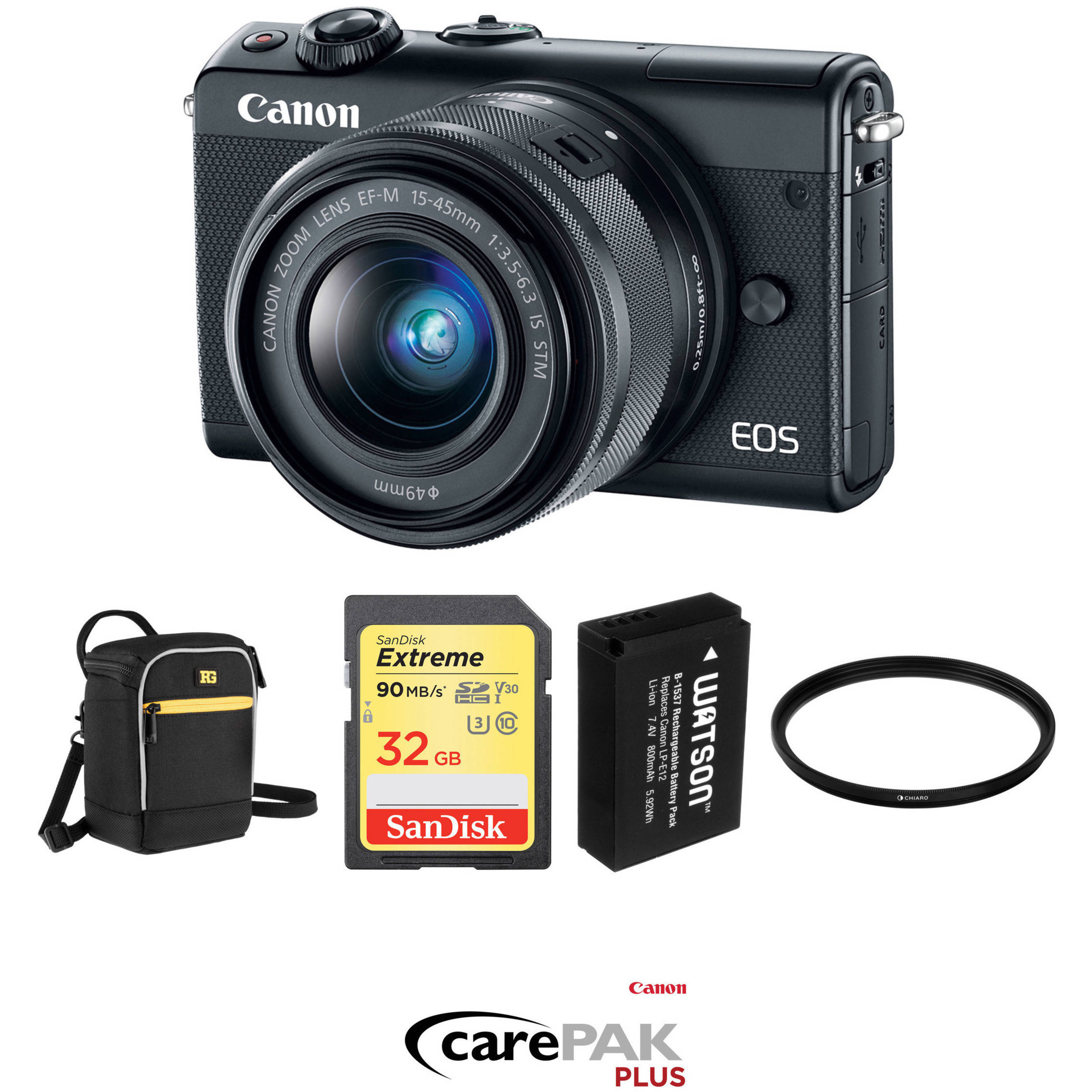 Canon Eos M100 Mirrorless Digital Camera With 15 45mm Lens