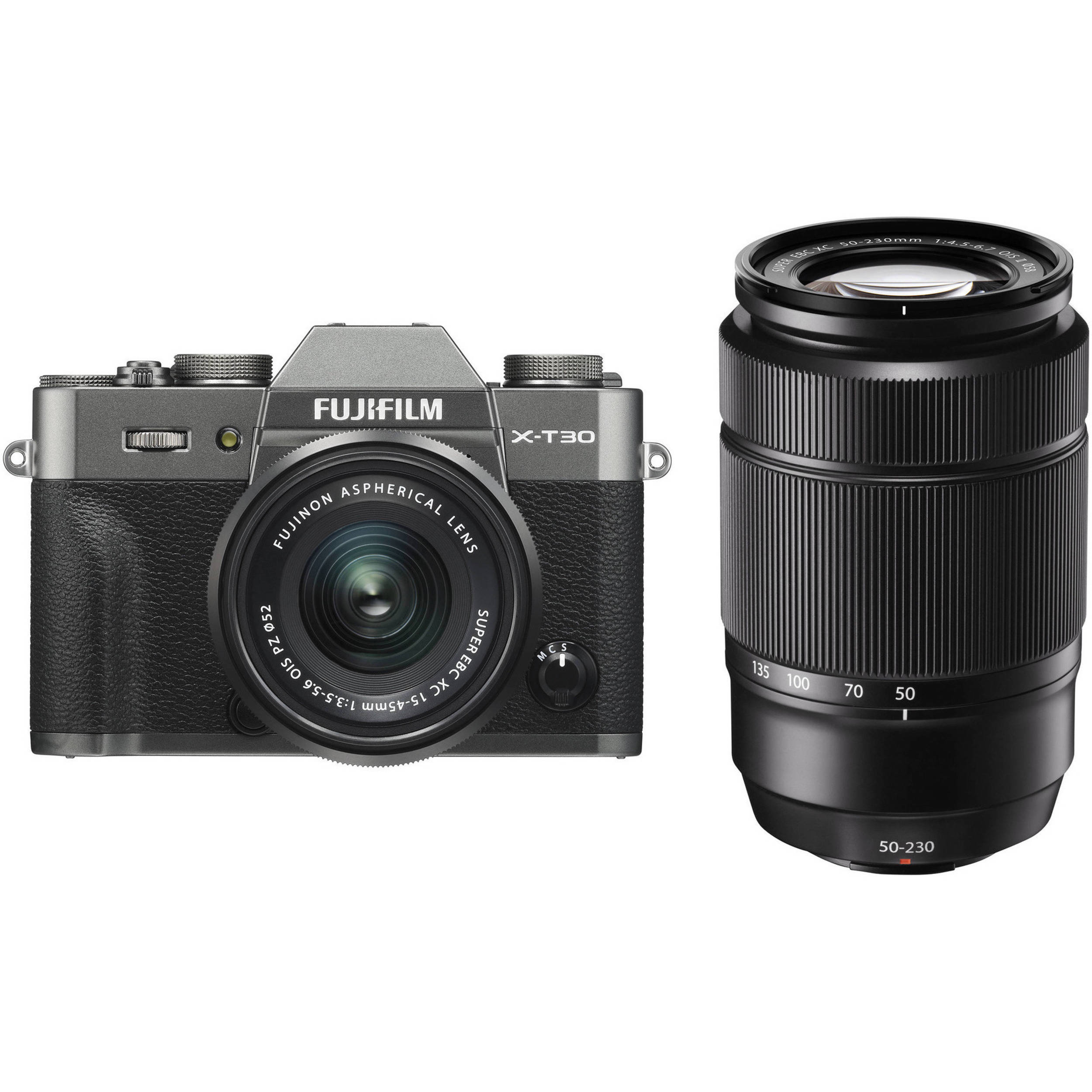 Fujifilm X T30 Mirrorless Digital Camera With 15 45mm And B H