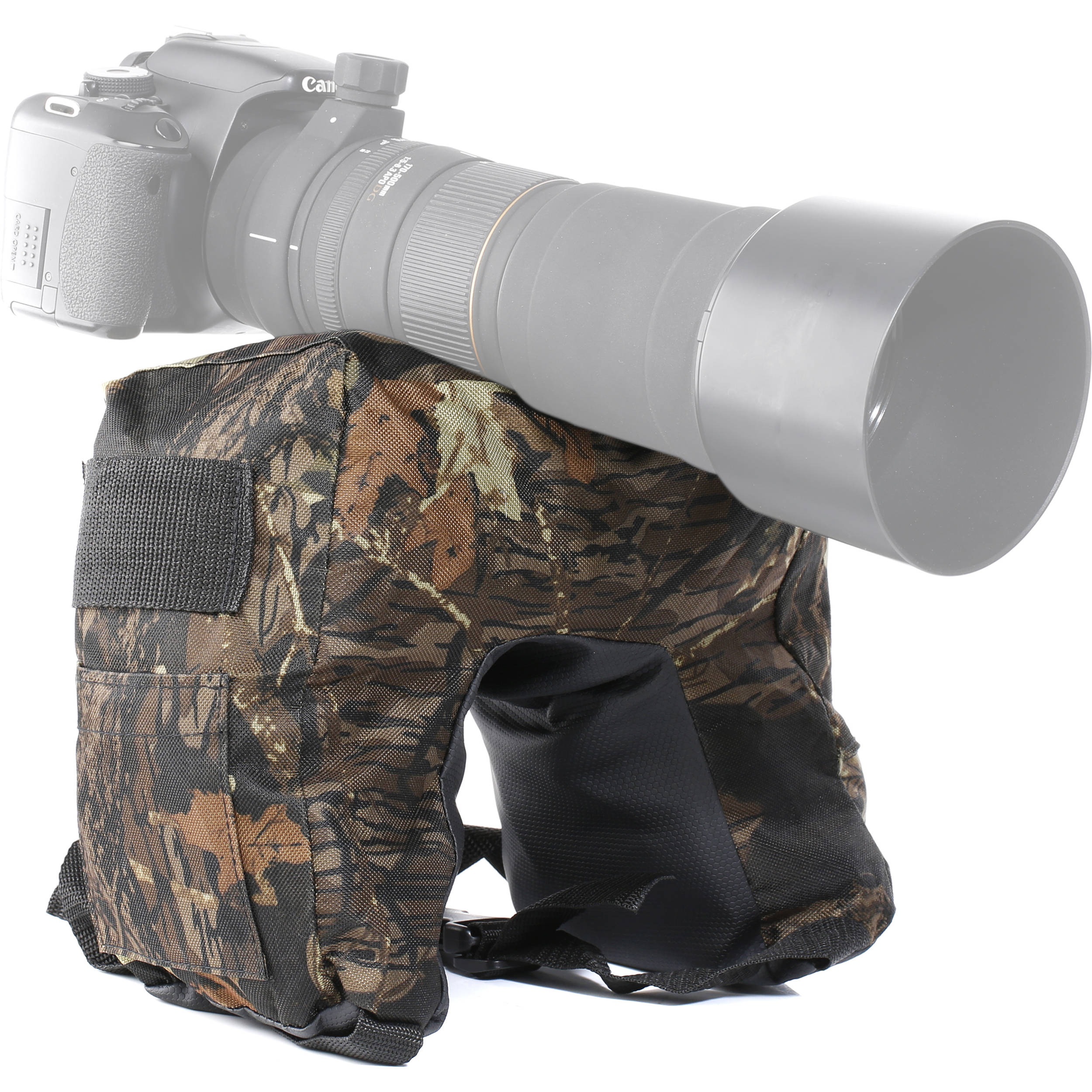 Movo Photo Thb03 Camouflage Camera Lens Bean Bag With Head Movo Photo Thb03 Camouflage Camera Lens