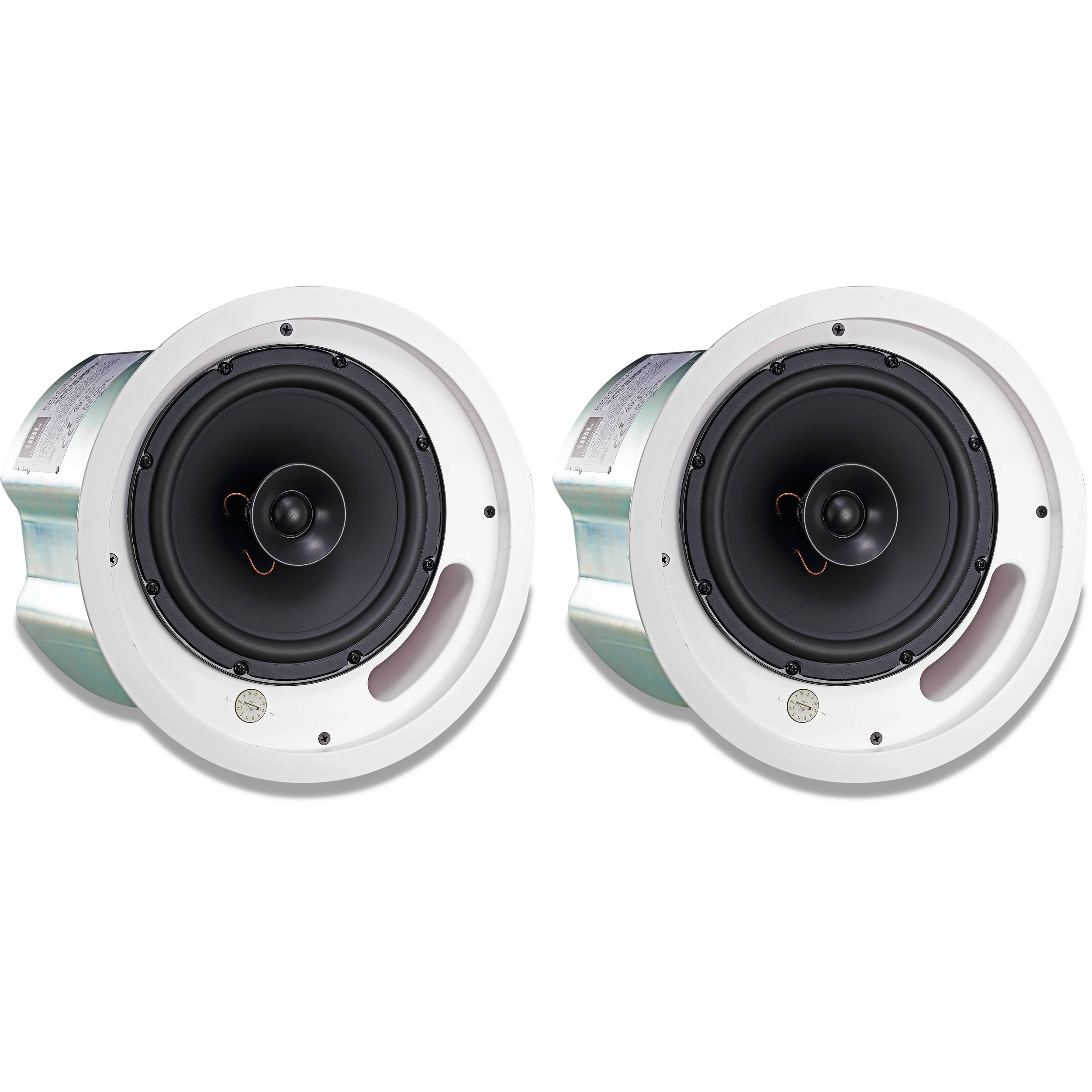 Jbl 2 Way 8 Coaxial Ceiling Loudspeaker Pair White