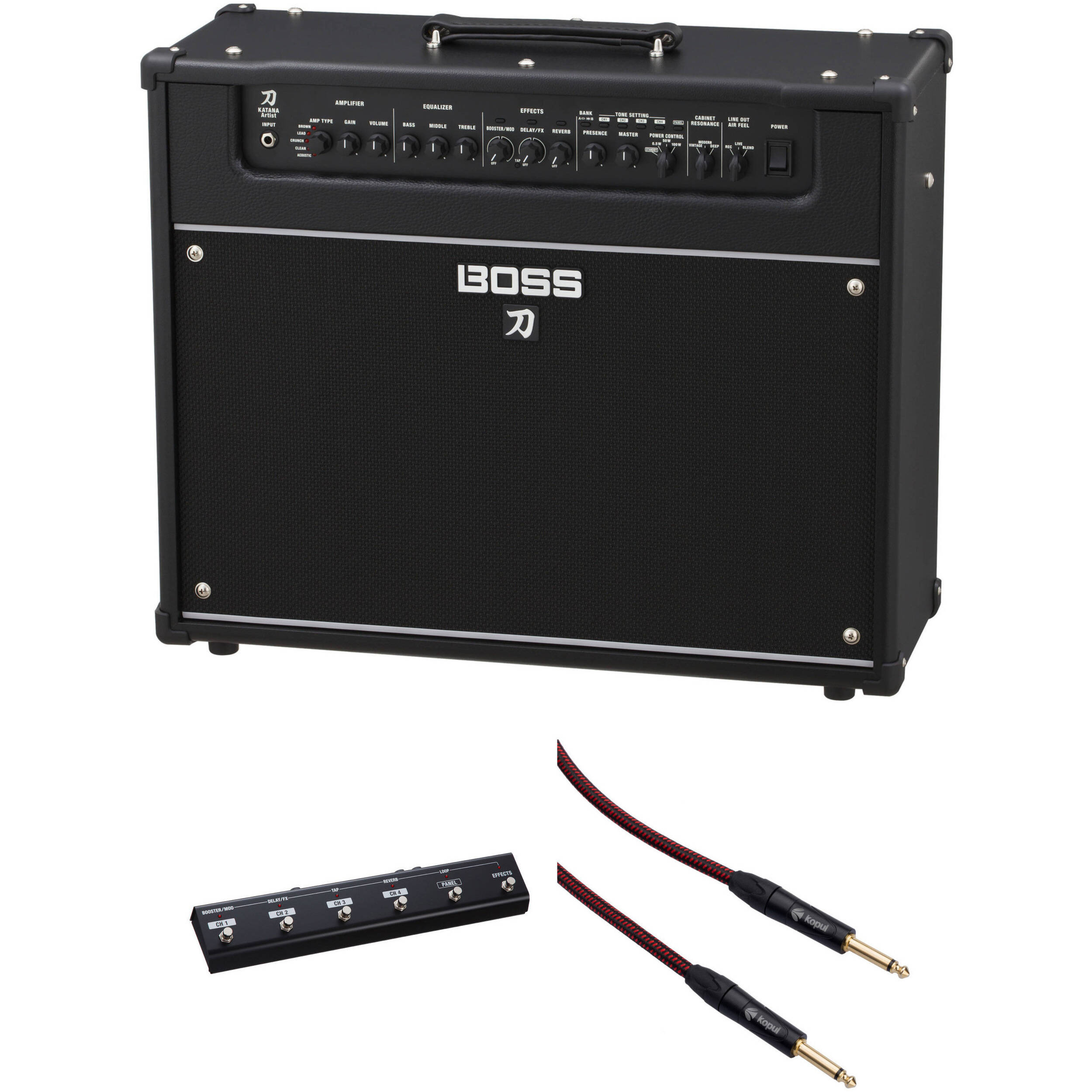 Boss Katana Artist Guitar Amplifier And Foot Controller Kit B H