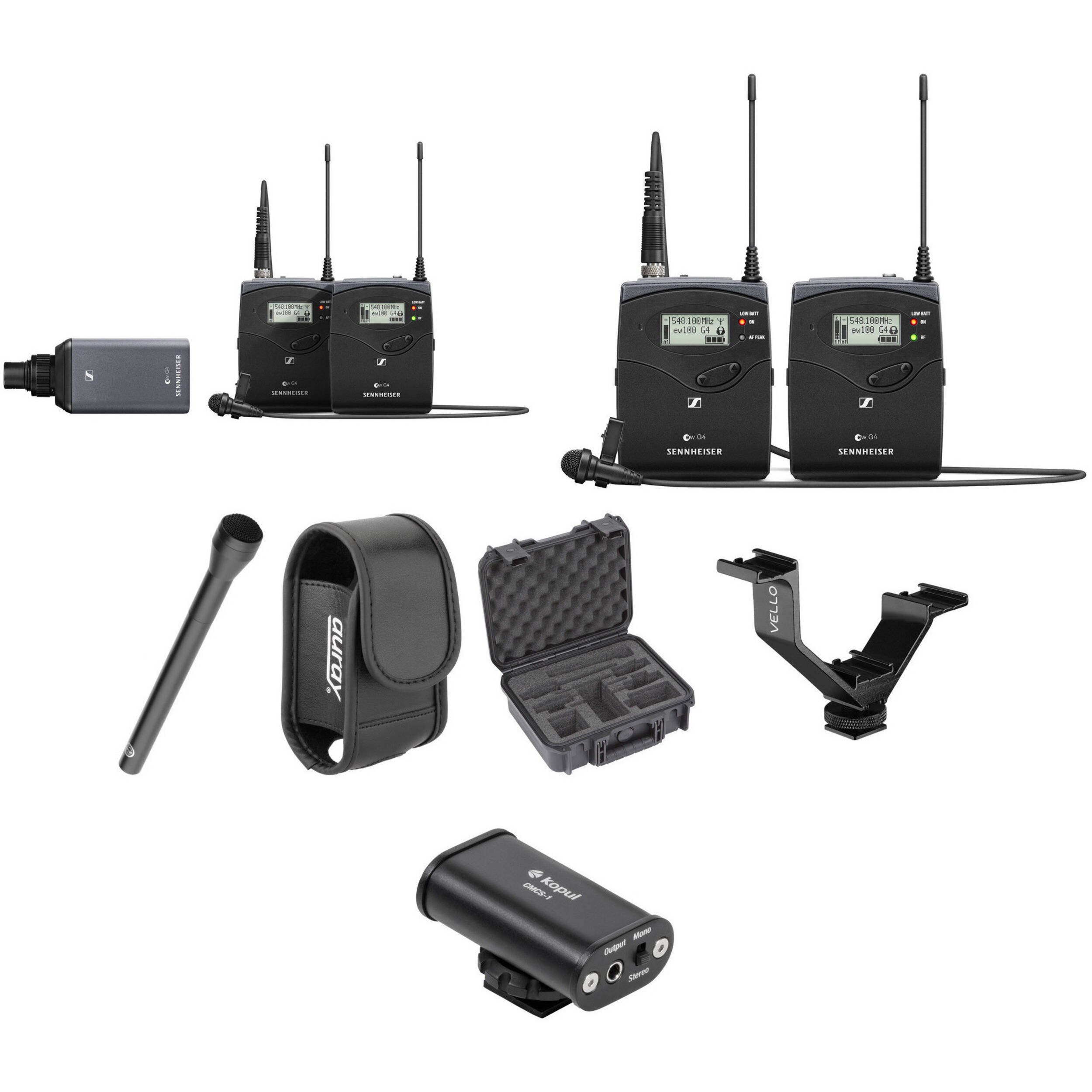 Sennheiser Ew 100 G4 2 Person Camera Mount Wireless Combo B H