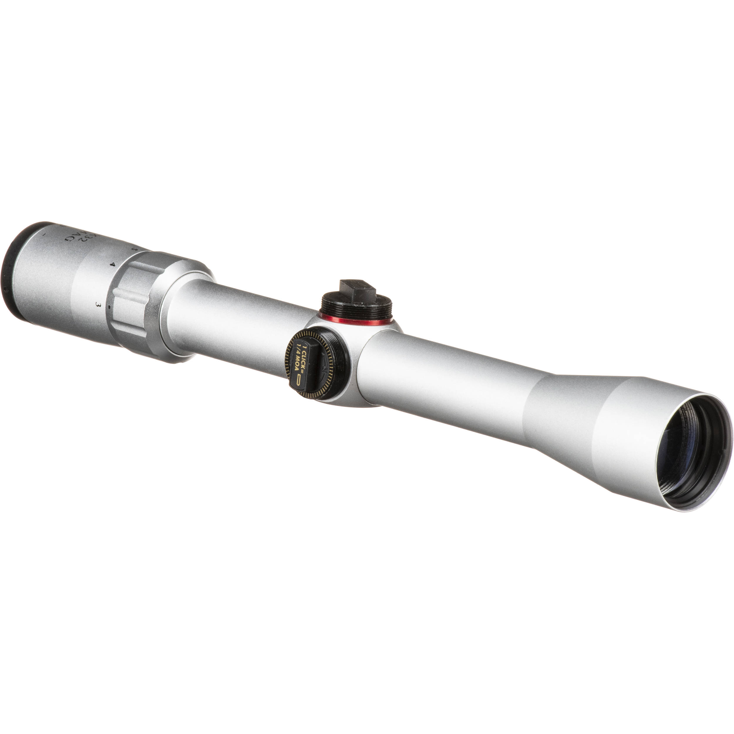 4x32mm Simmons .22 Mag TruPlex Reticle Rimfire Riflescope with Rings Silver.