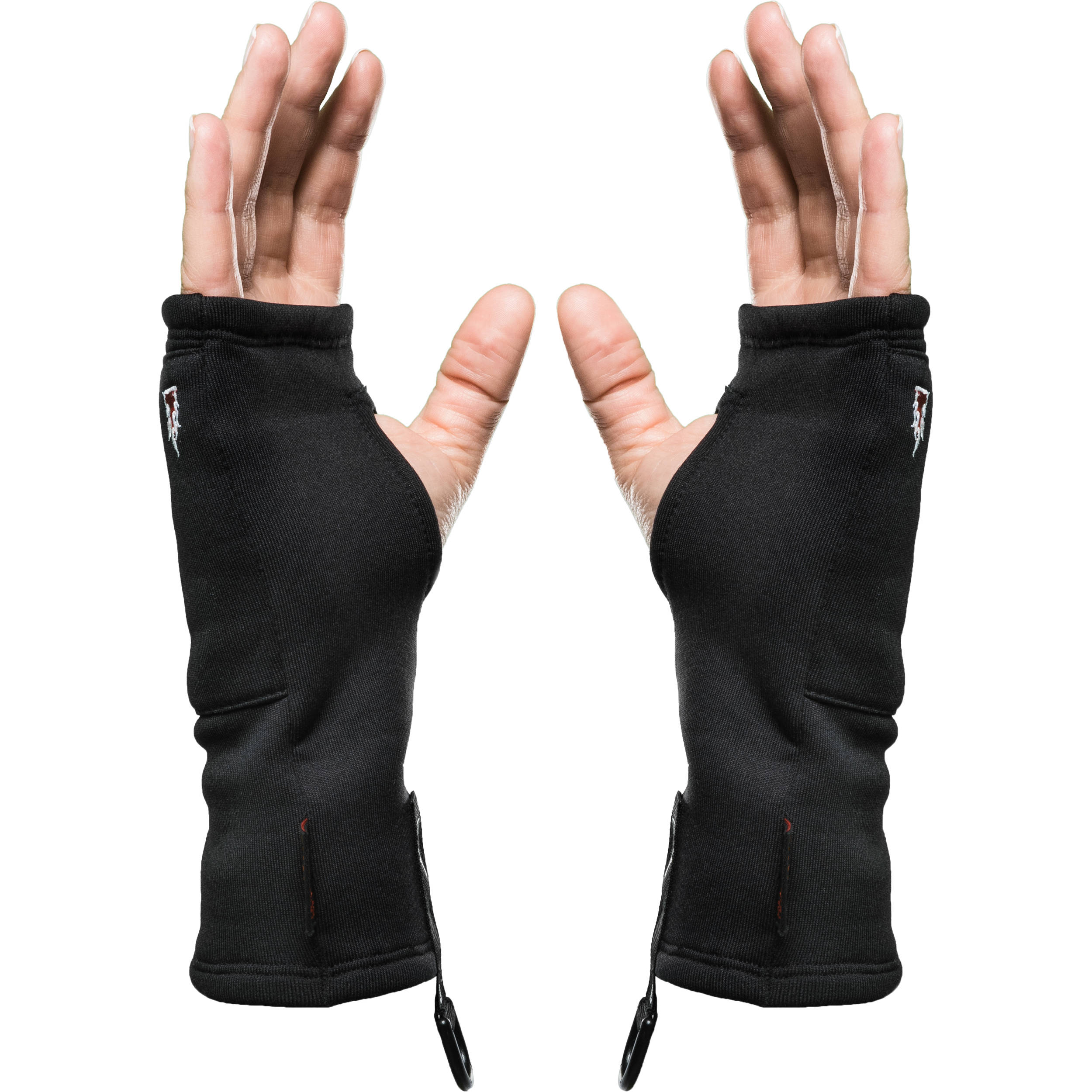 large fingerless gloves