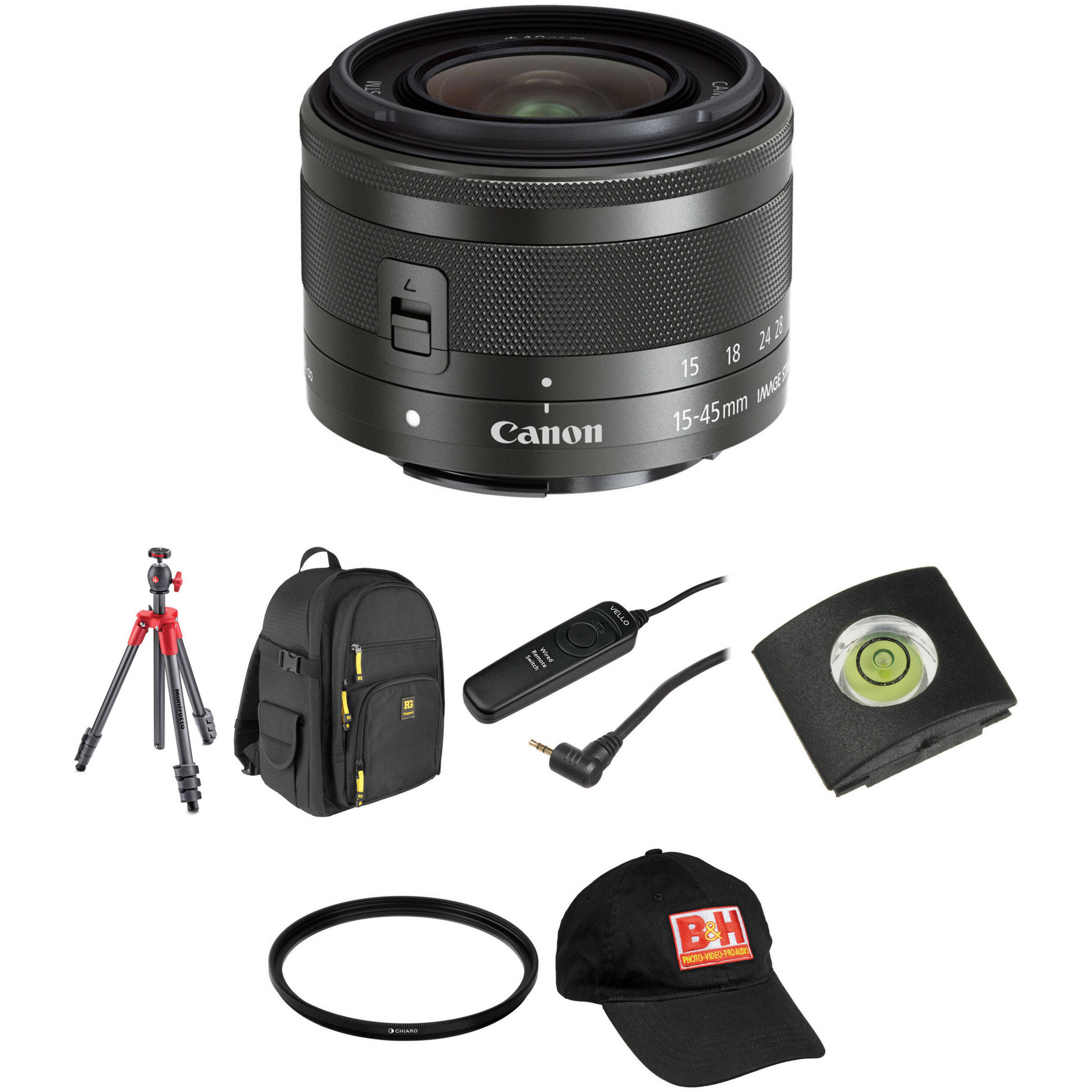 Canon Ef M 15 45mm F 3 5 6 3 Is Stm Lens Landscape Kit B H