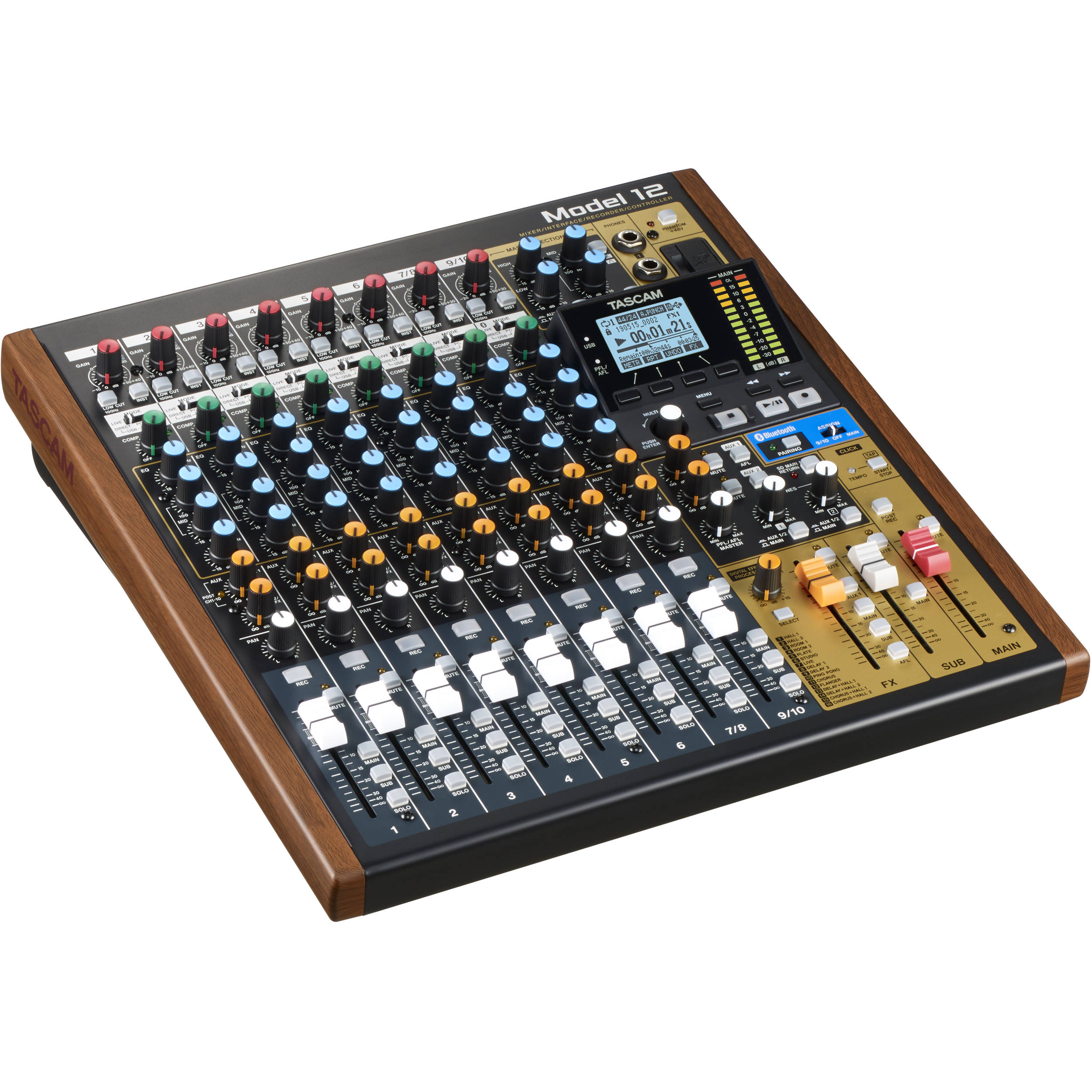 Photo 1 of TASCAM Model 12 12-Channel Compact Recording Mixer