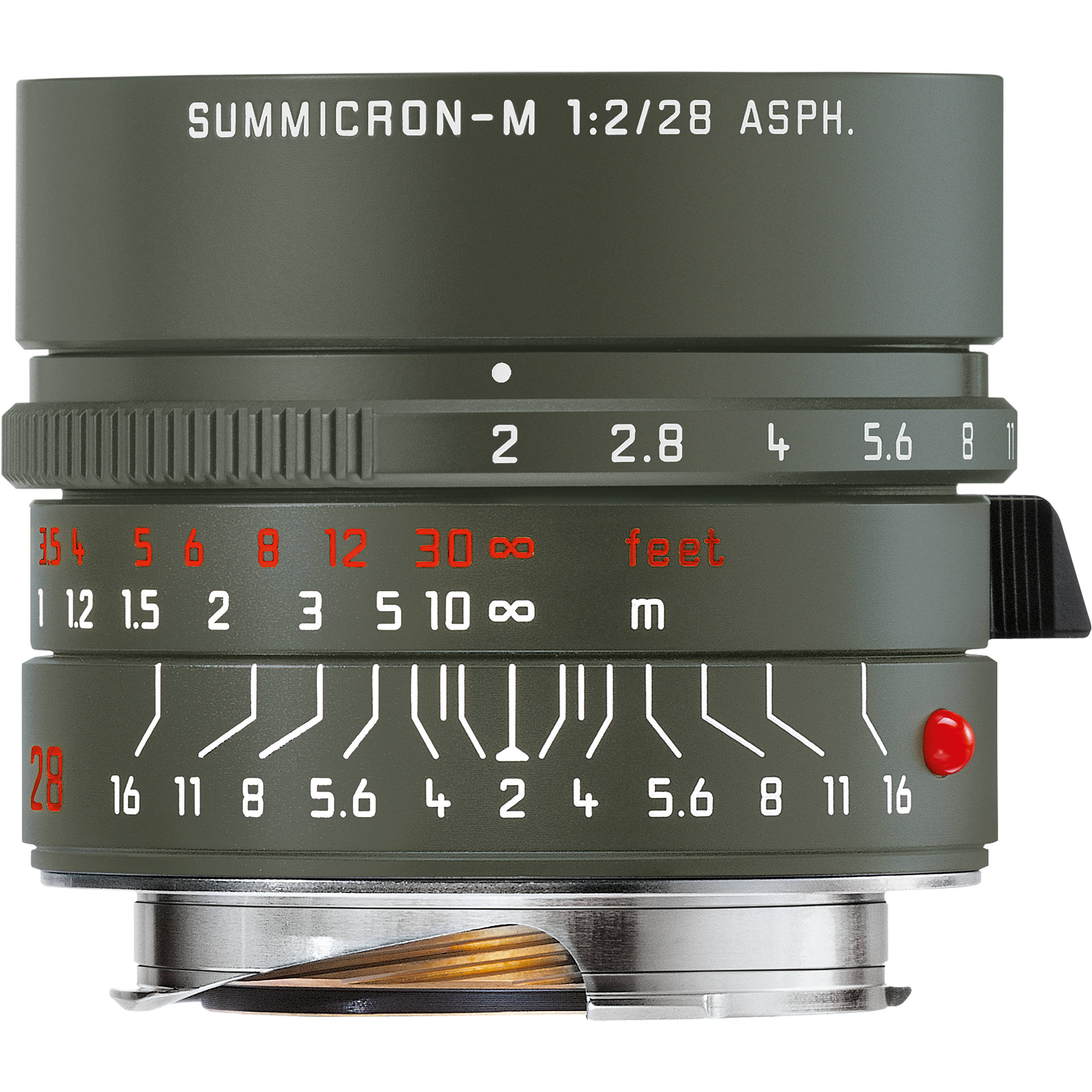 Leica Summicron M 28mm F 2 Asph Edition Safari Lens B H