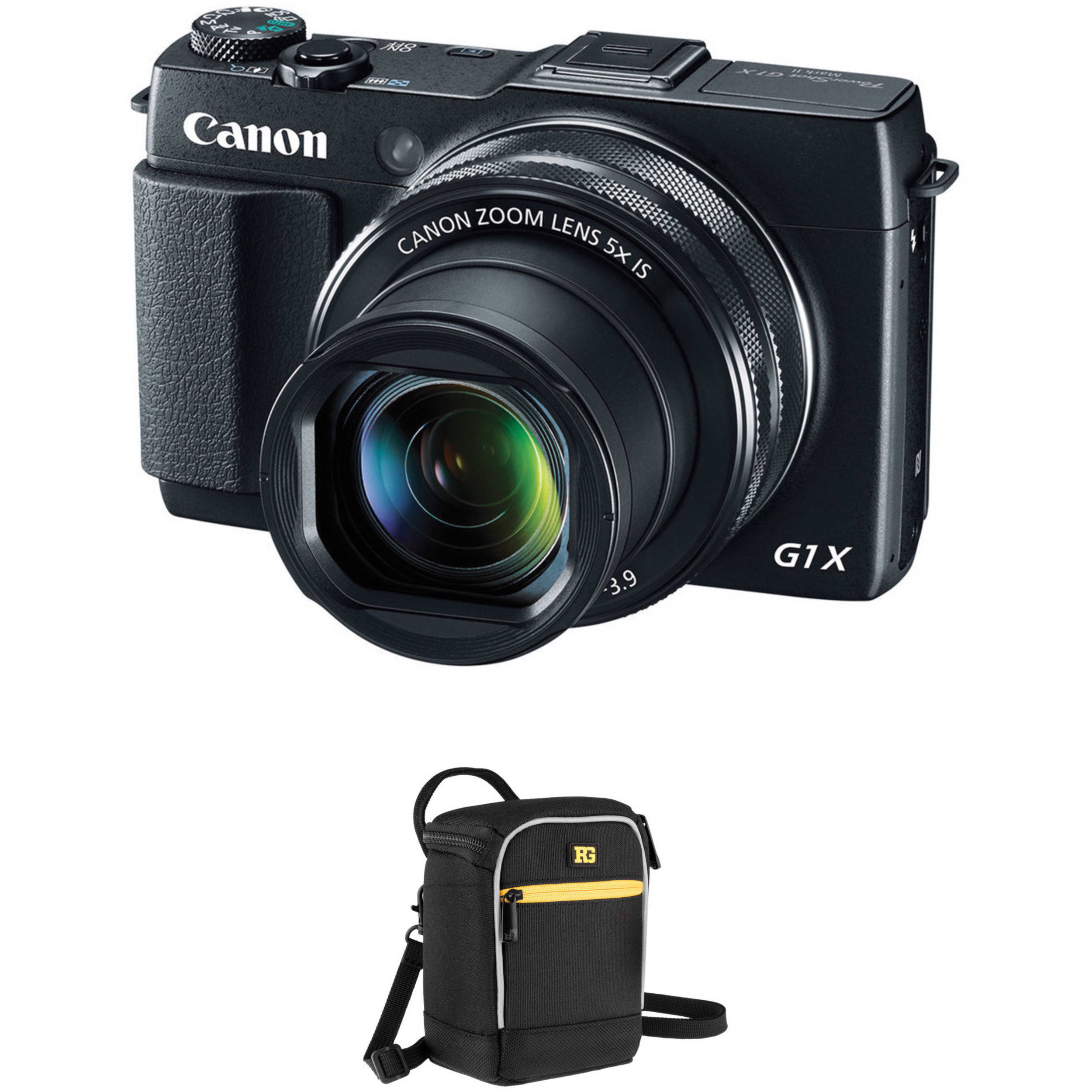 Canon Powershot G1 X Mark Ii Digital Camera With Pouch Kit B H