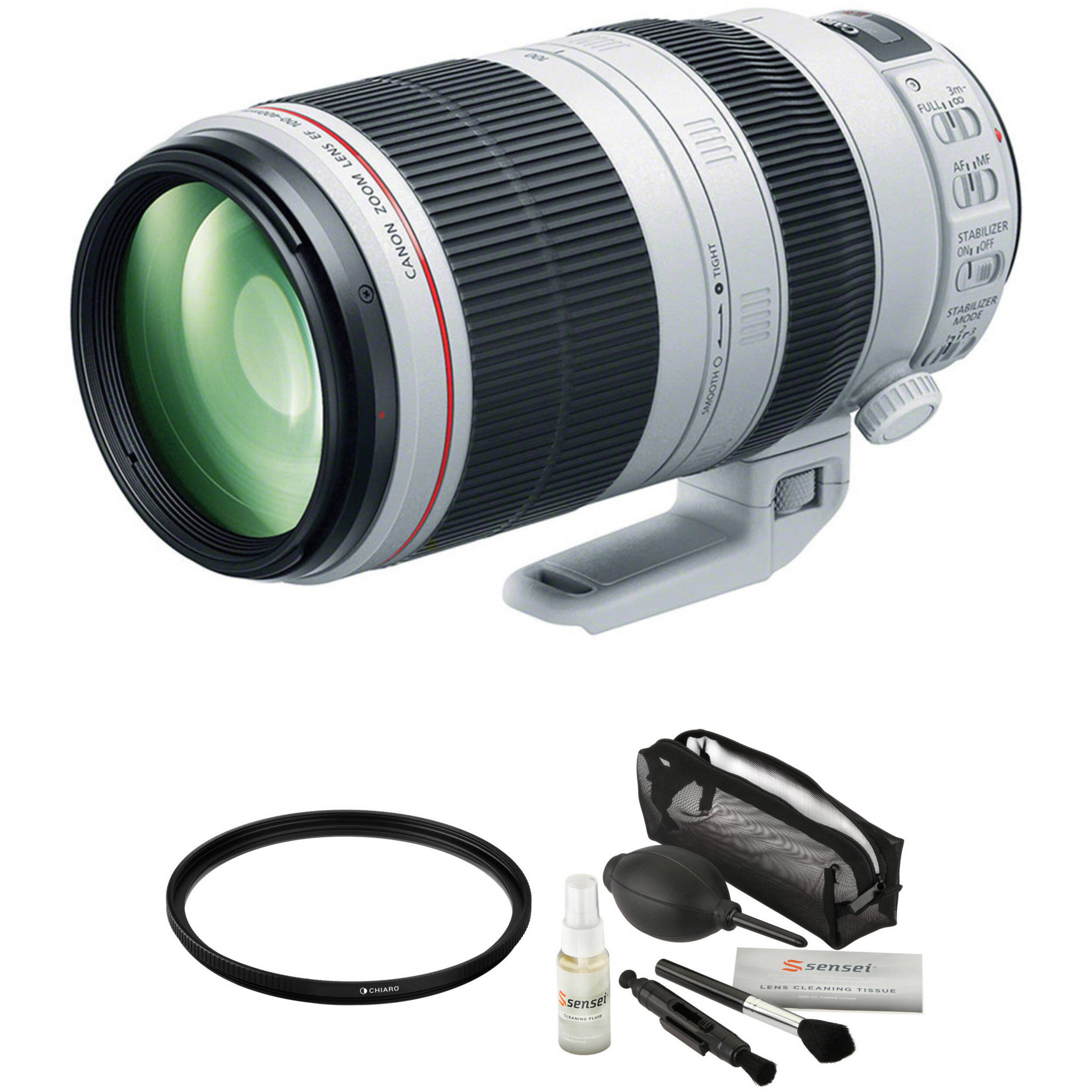 Canon Ef 100 400mm F 4 5 5 6l Is Ii Usm Lens With Accessories