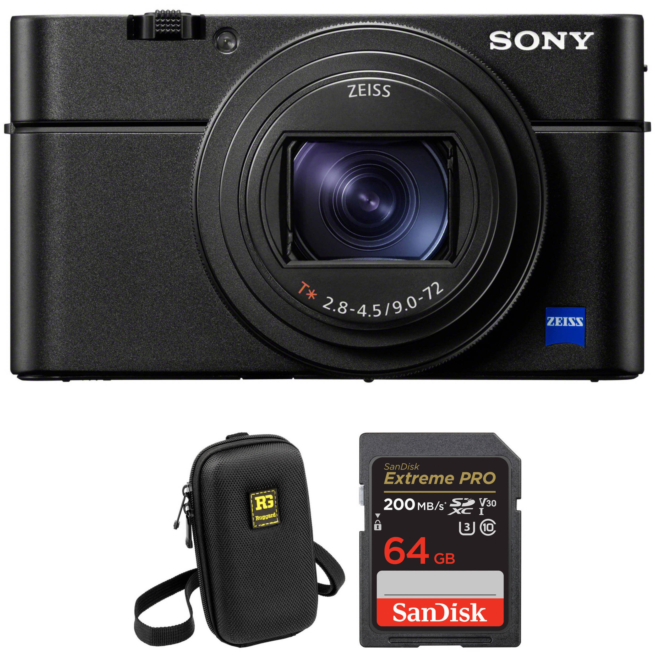 Sony Cyber Shot Dsc Rx100 Vii Digital Camera Accessory Kit B H