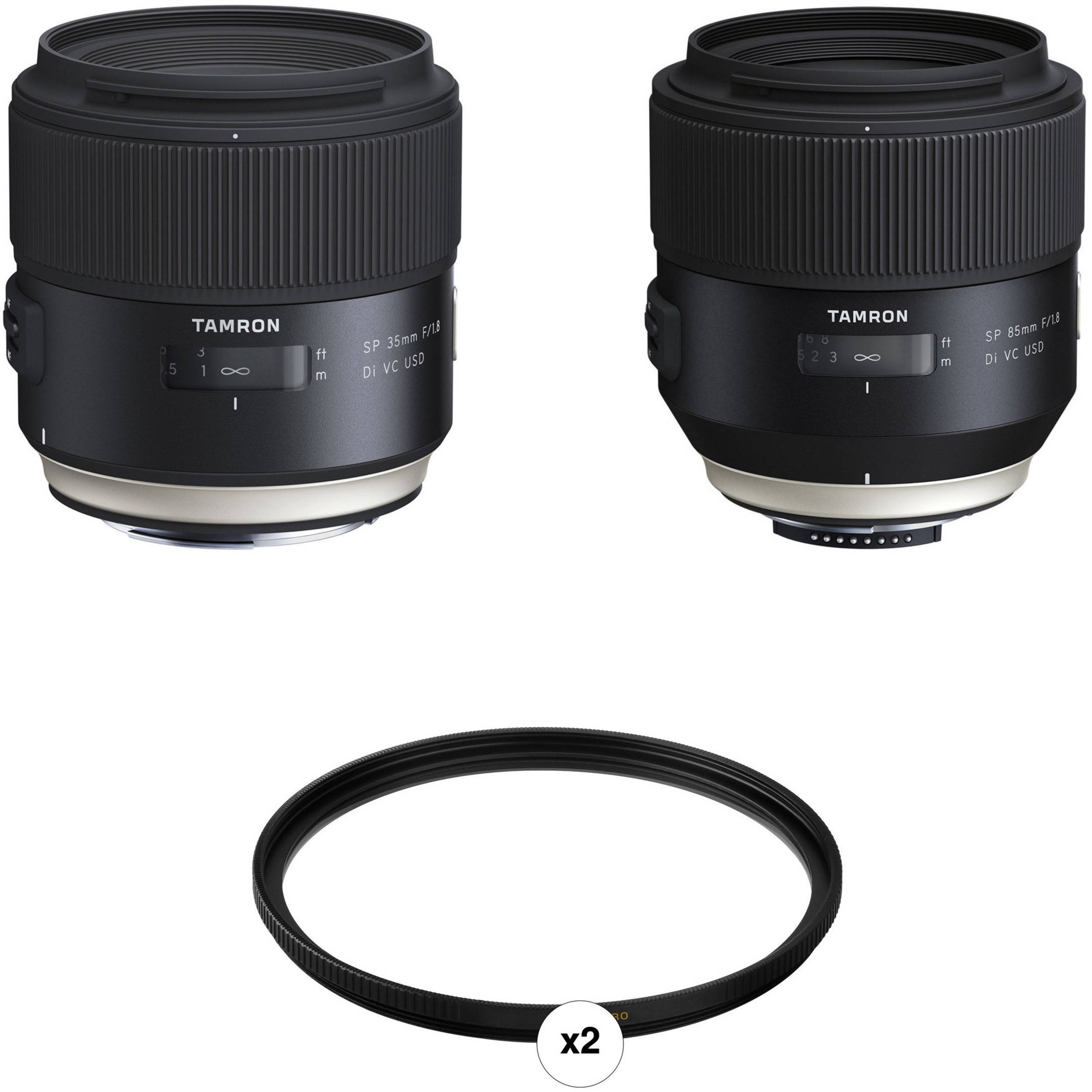Tamron Sp 35mm F 1 8 And 85mm F 1 8 Lens Kit For Nikon F B H Tamron Sp 35mm F 1 8 And 85mm F 1 8 Lens Kit For Nikon F B H