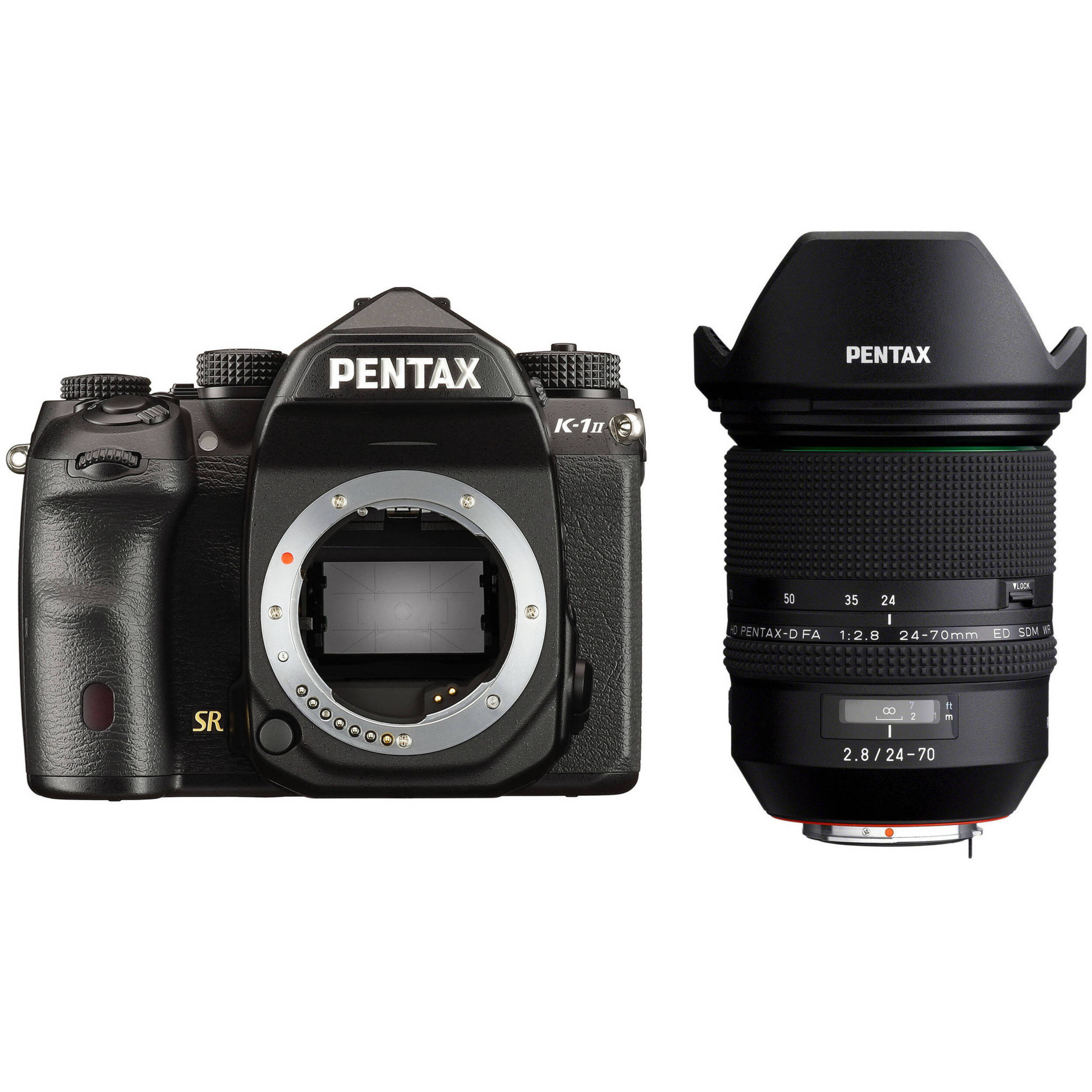 Pentax K 1 Mark Ii Dslr Camera With 24 70mm F 2 8 Lens Kit B H