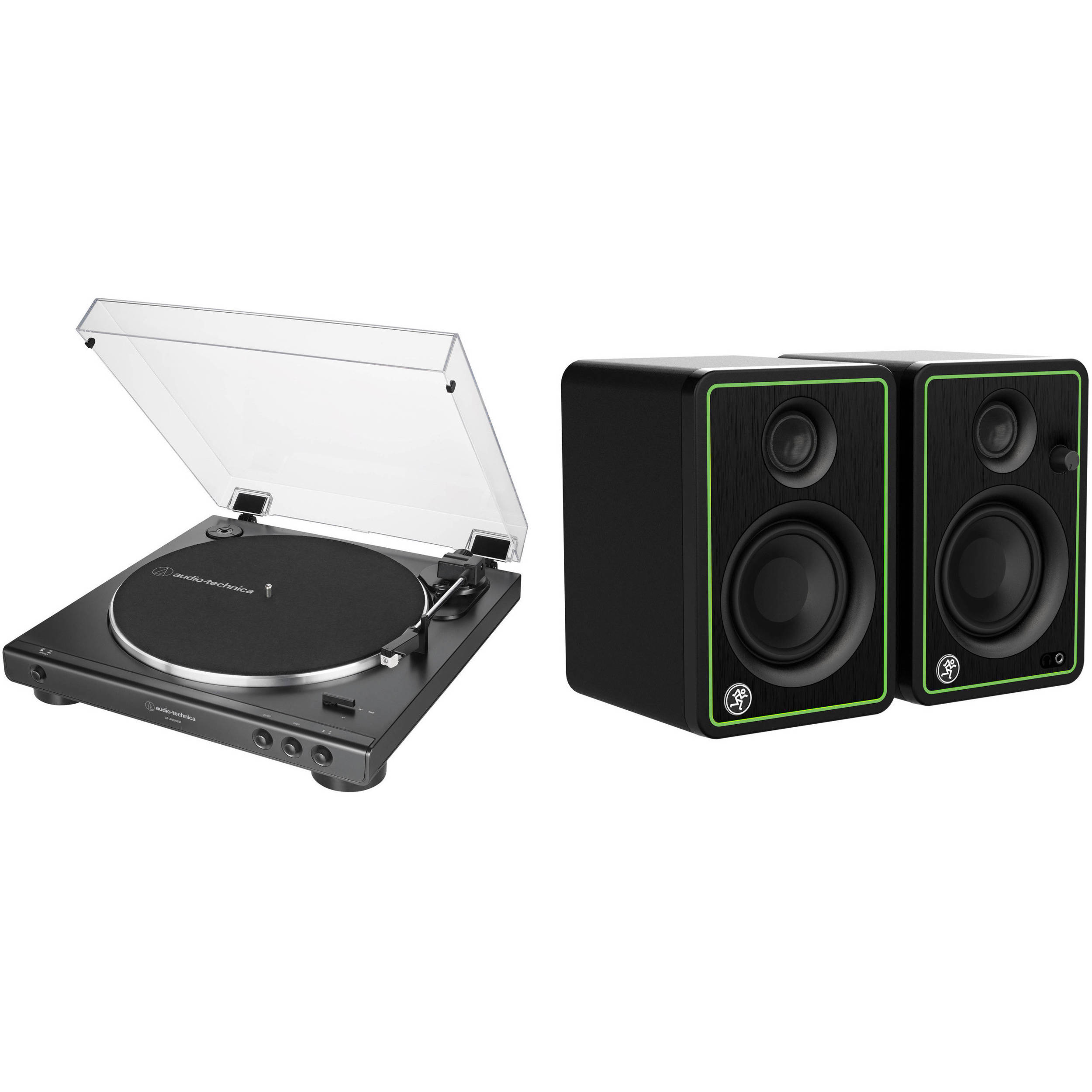 powered speakers for audio technica turntable